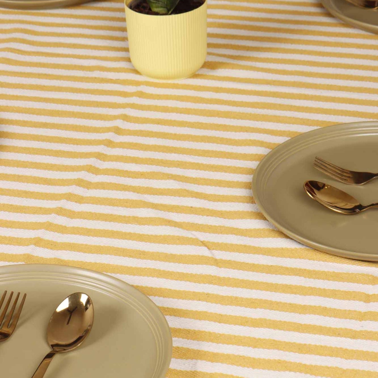 Lines - Table Cover - Yellow