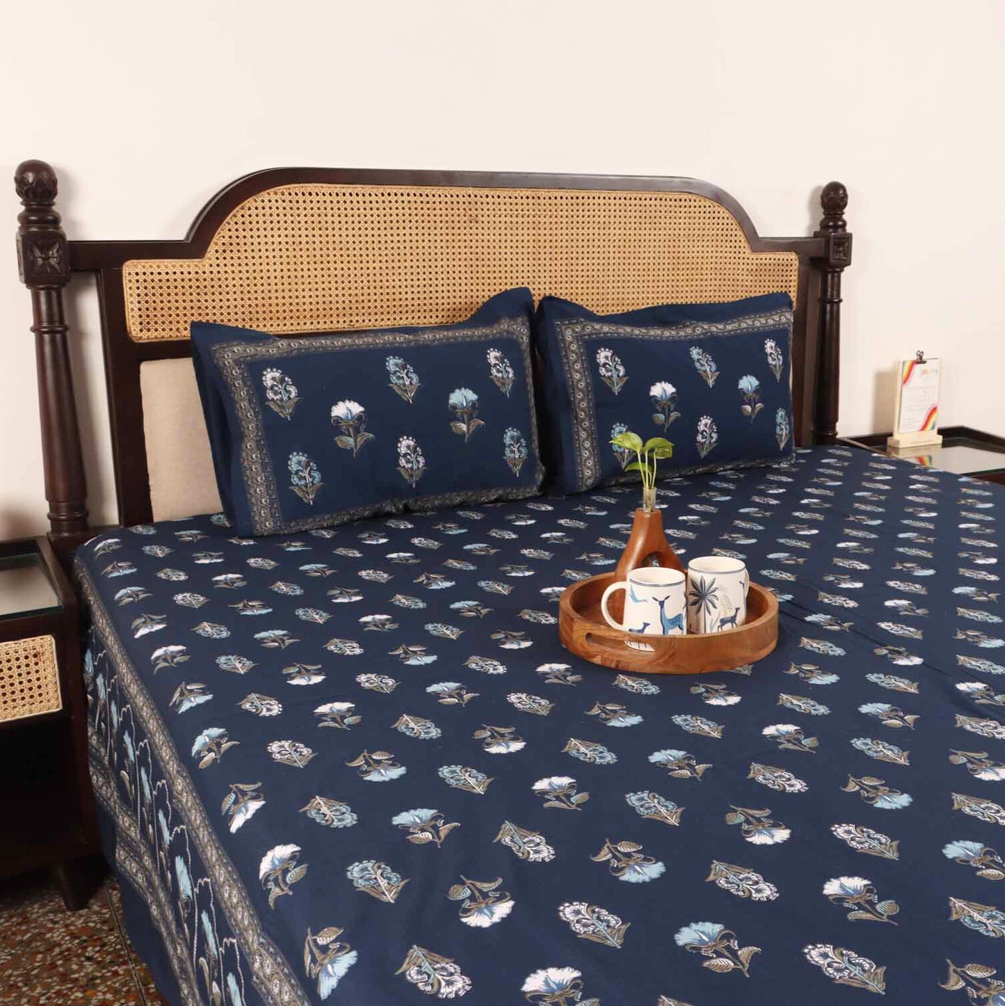 Anaya - Flat I Fitted Bedsheet (108x108 Inches)