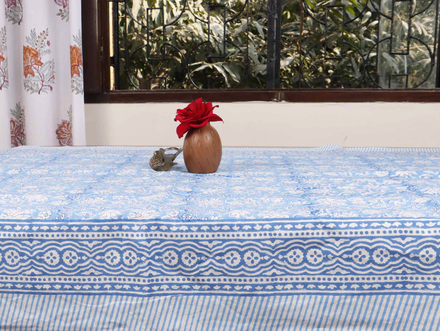 Neela Ambar - Hand Block Printed Center Table Cover
