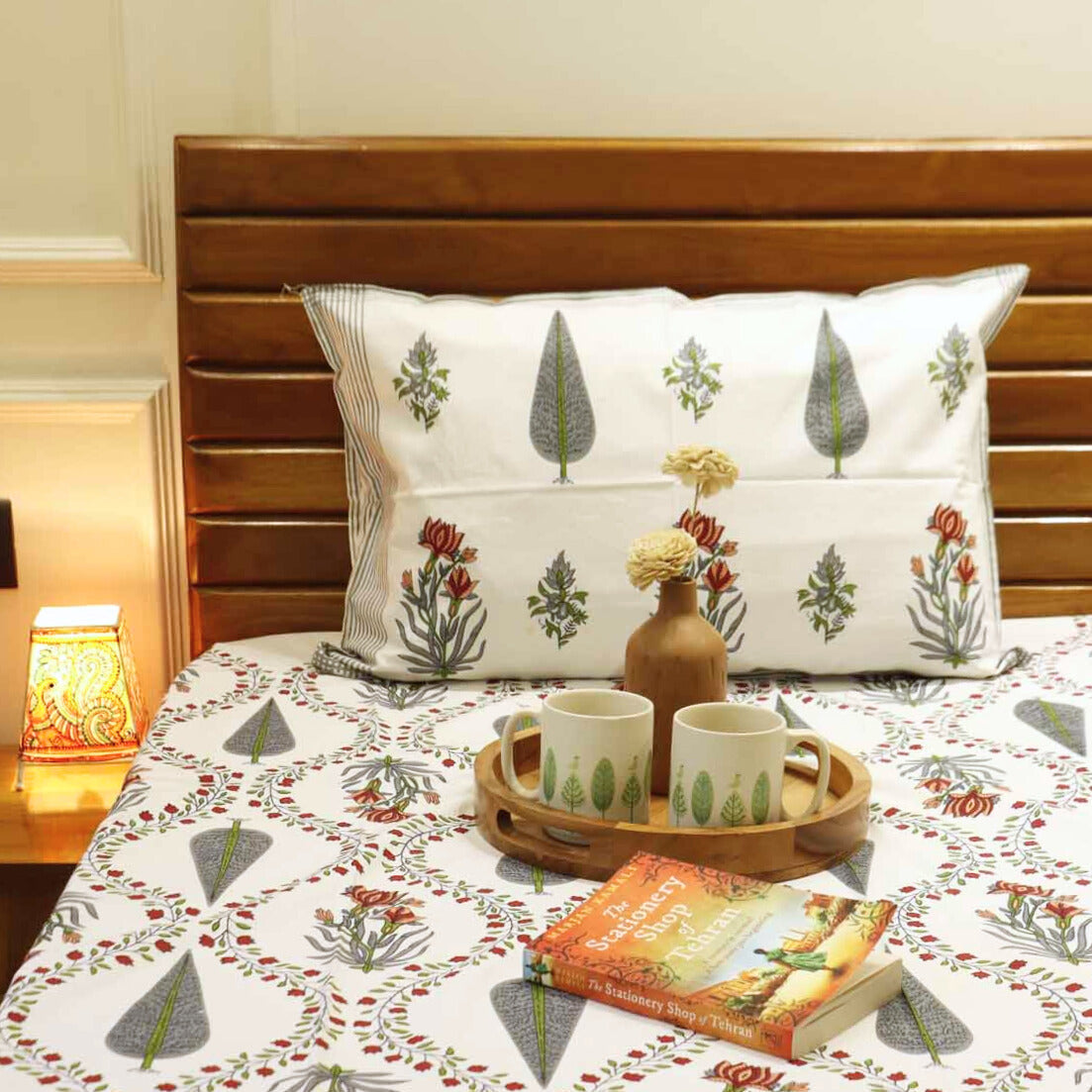 Khushamadeed - Single Bed Bedsheet (60x90 Inches)