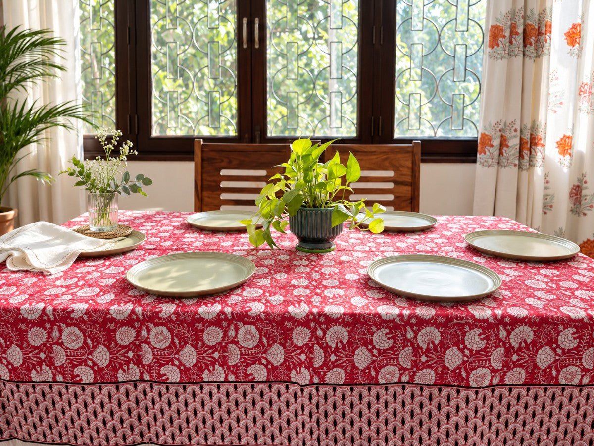 Root Afza - Six seater Dining Table Cover