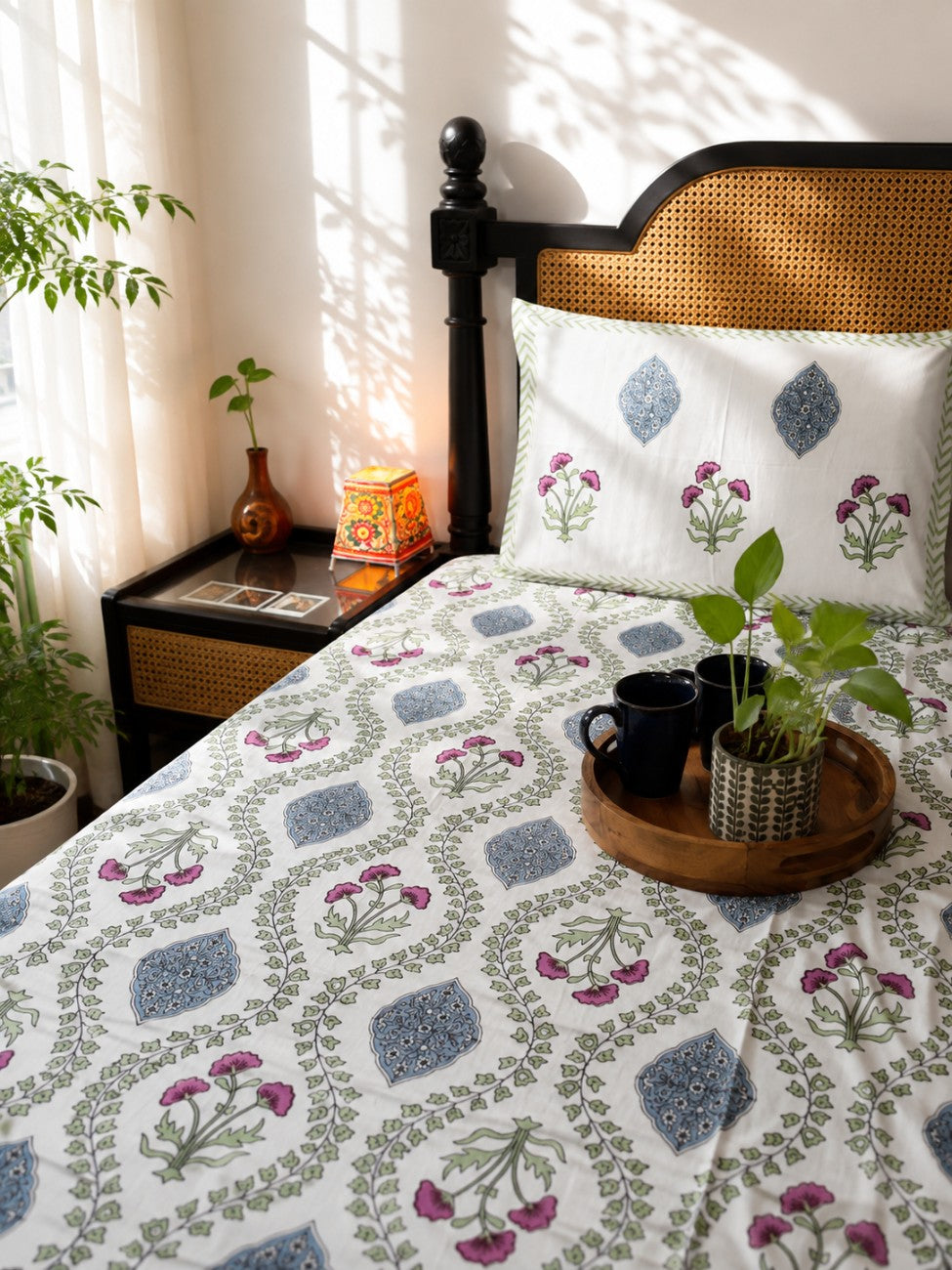 Dhun - Single Bed Bedsheet (60x90 Inches)