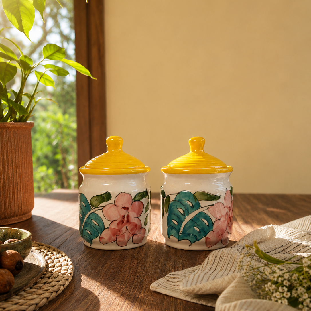 Spring Shades II Jars - Set of 2