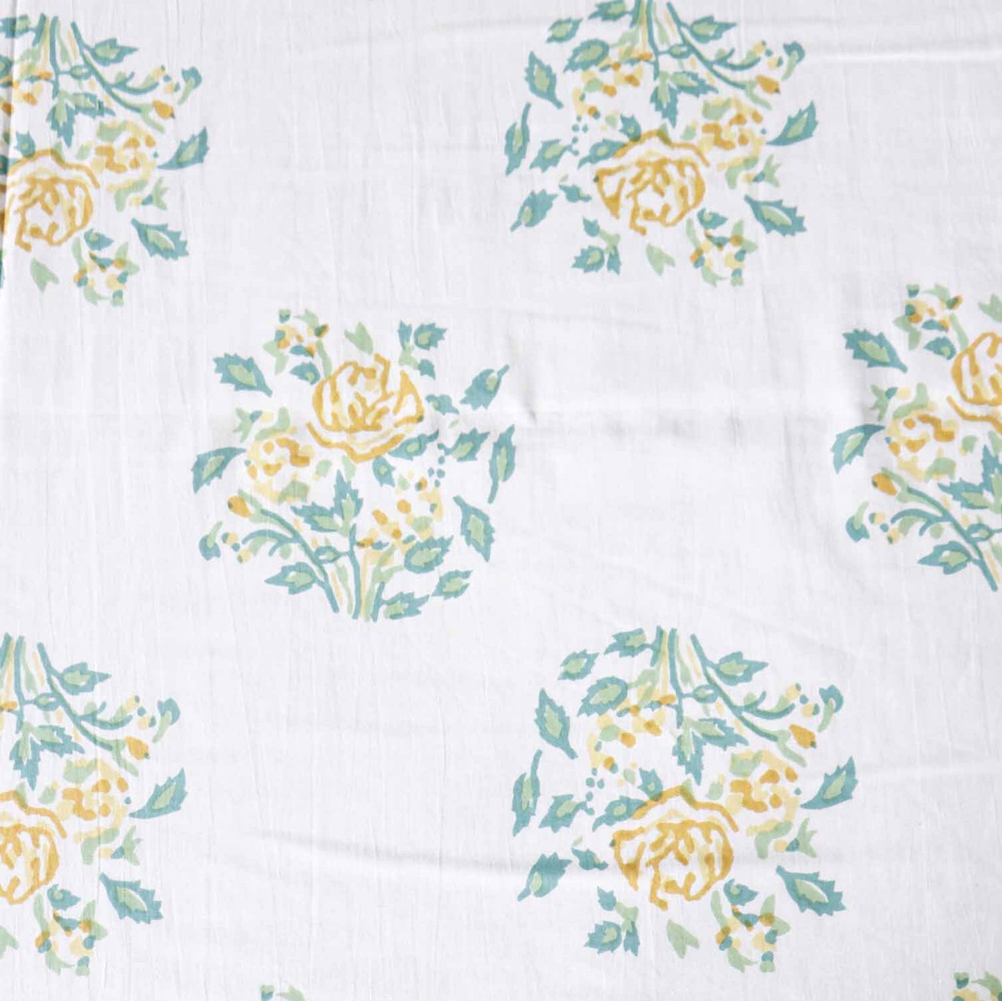 Yellow Rose - Flat I Fitted Bedsheet (100x108 Inches)