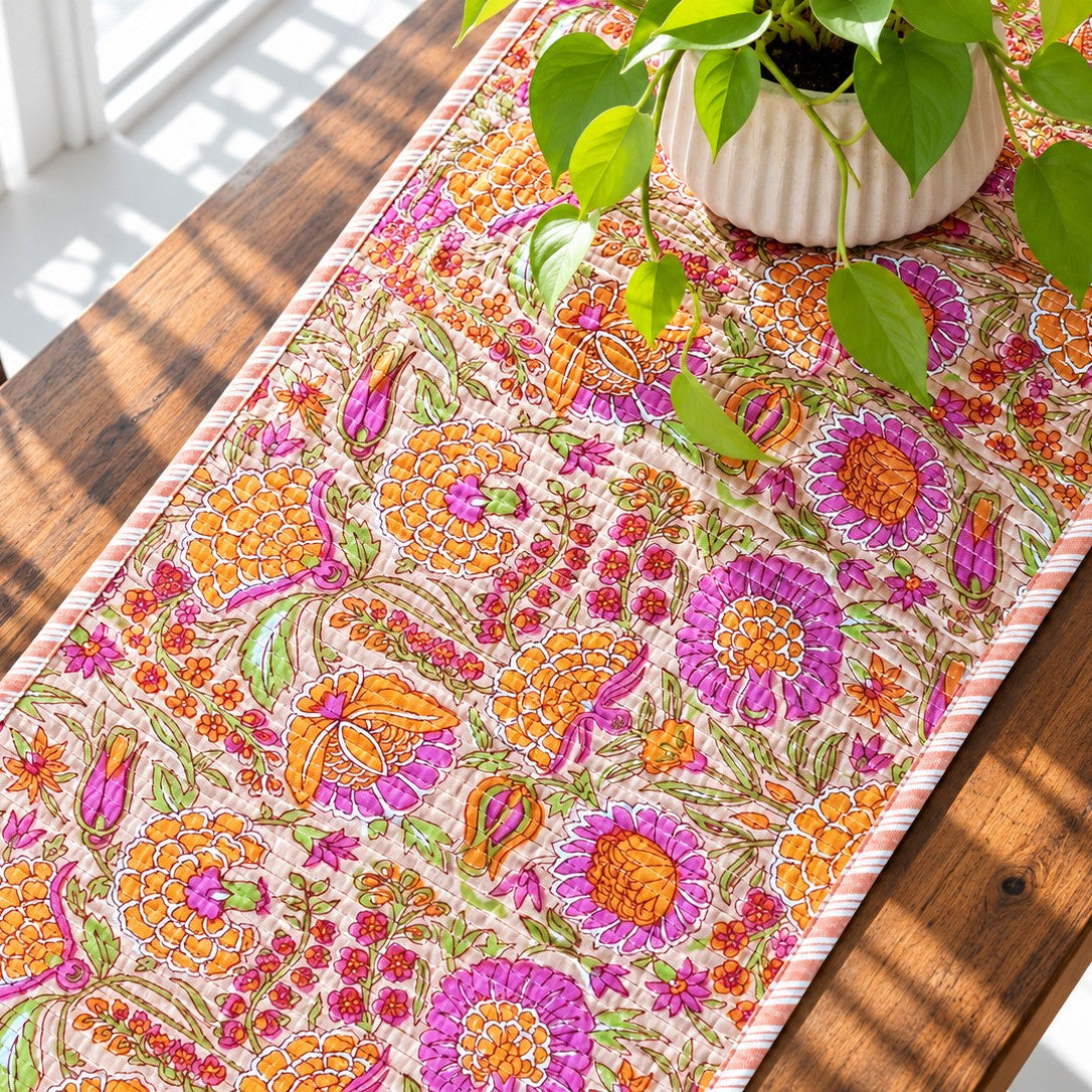 Narangi - Quilted Table Runner