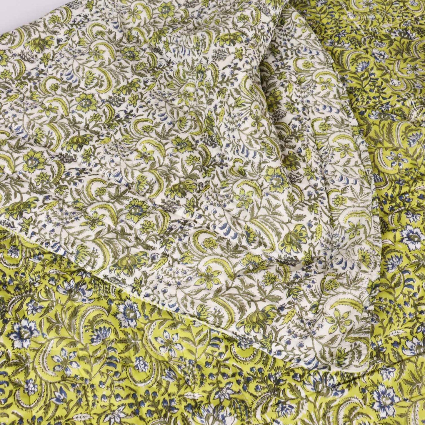 Phulwari - Handblock Razai