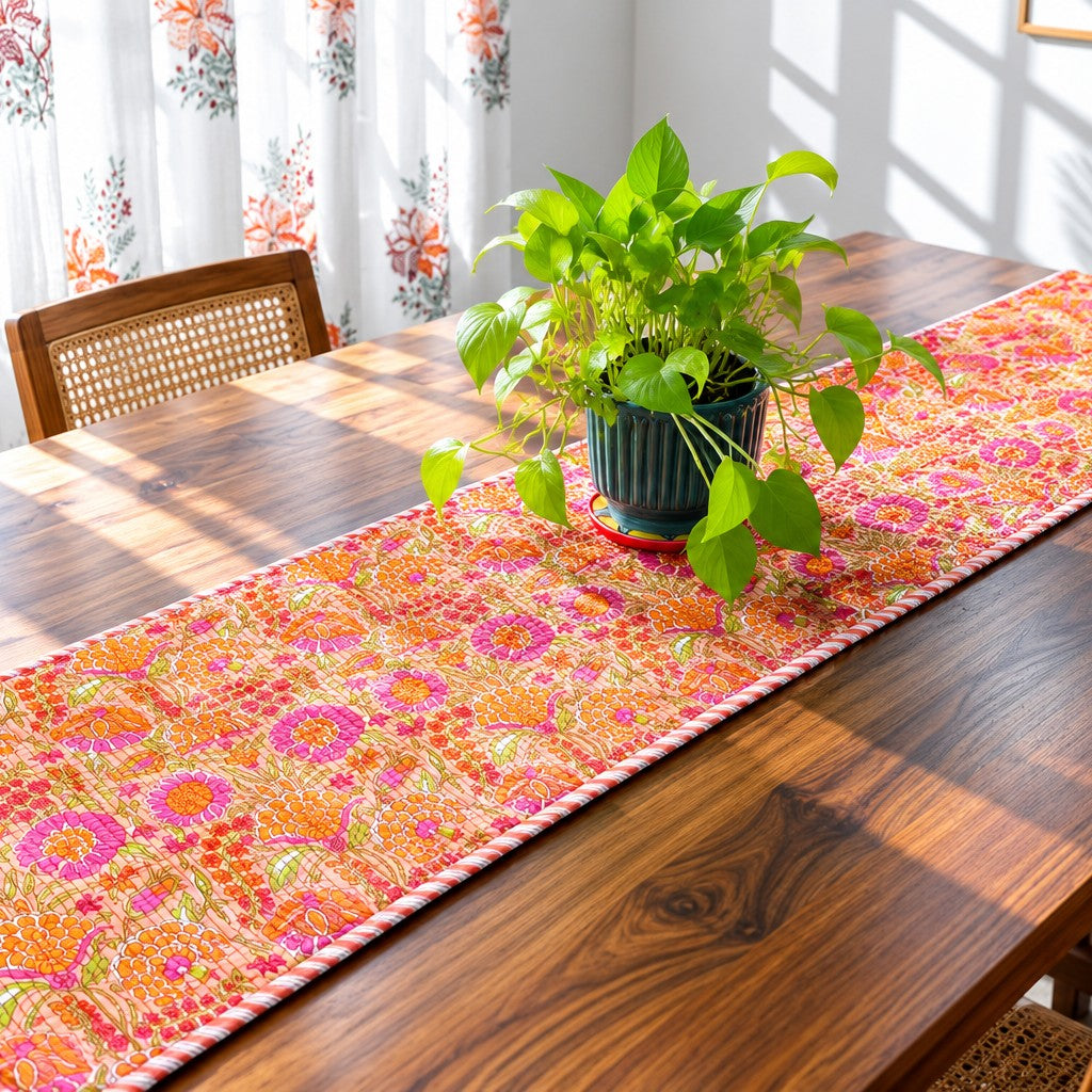 Narangi - Quilted Table Runner