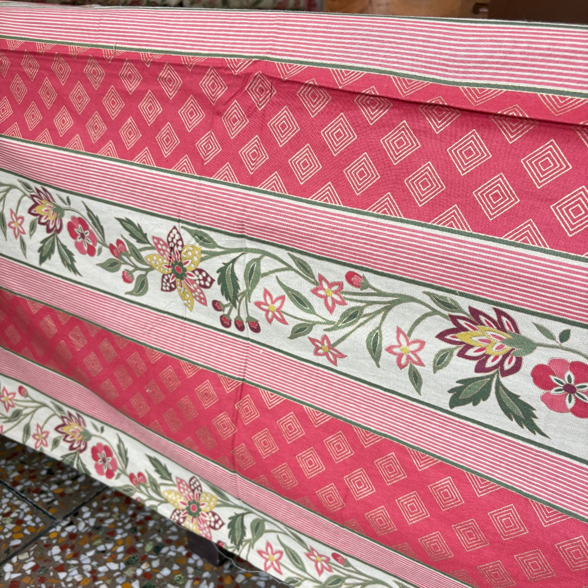 Festive Gold Edition - Red Bedsheet (108x108 Inches)