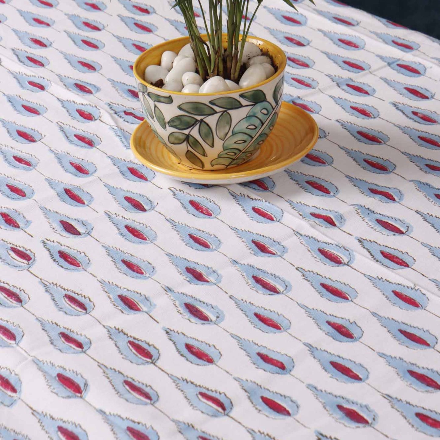 Chinaar - Hand Block Printed Center Table Cover