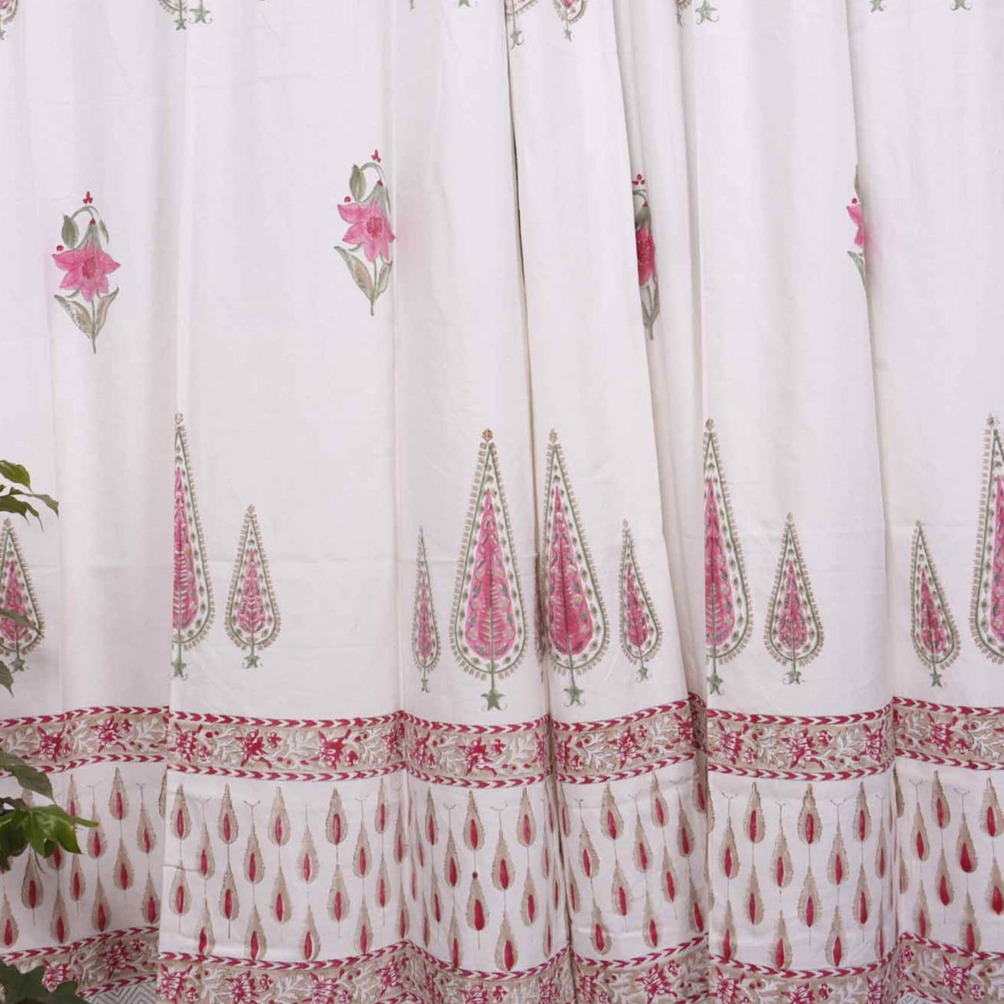 Block Print Curtain - Madhu