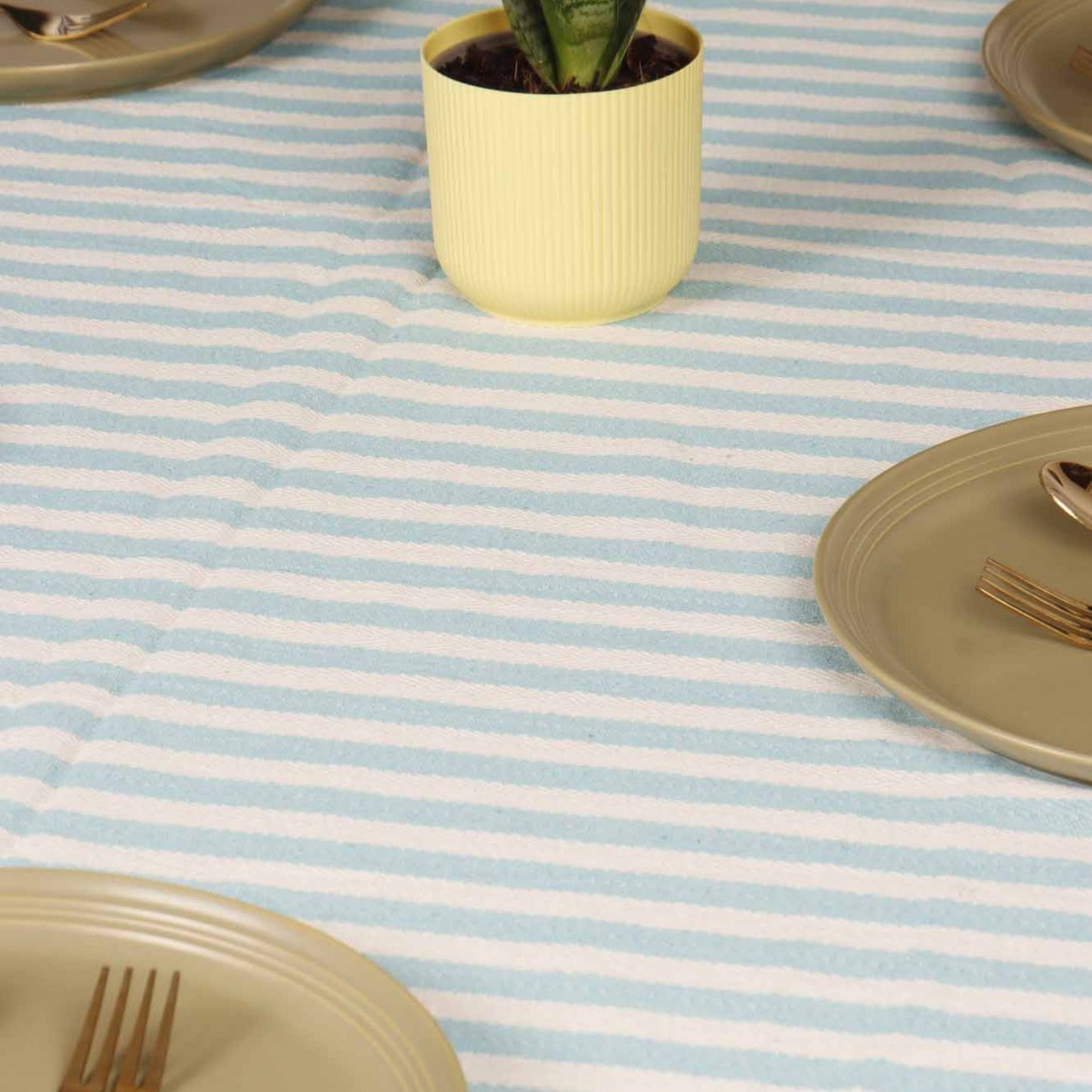 Lines - Table Cover - Blue