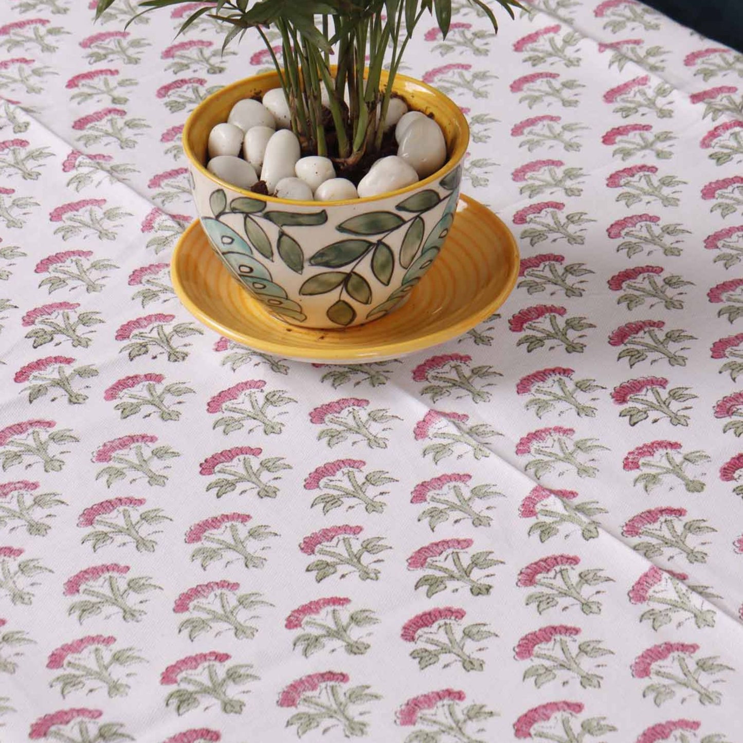 Pankhudi - Hand Block Printed Center Table Cover