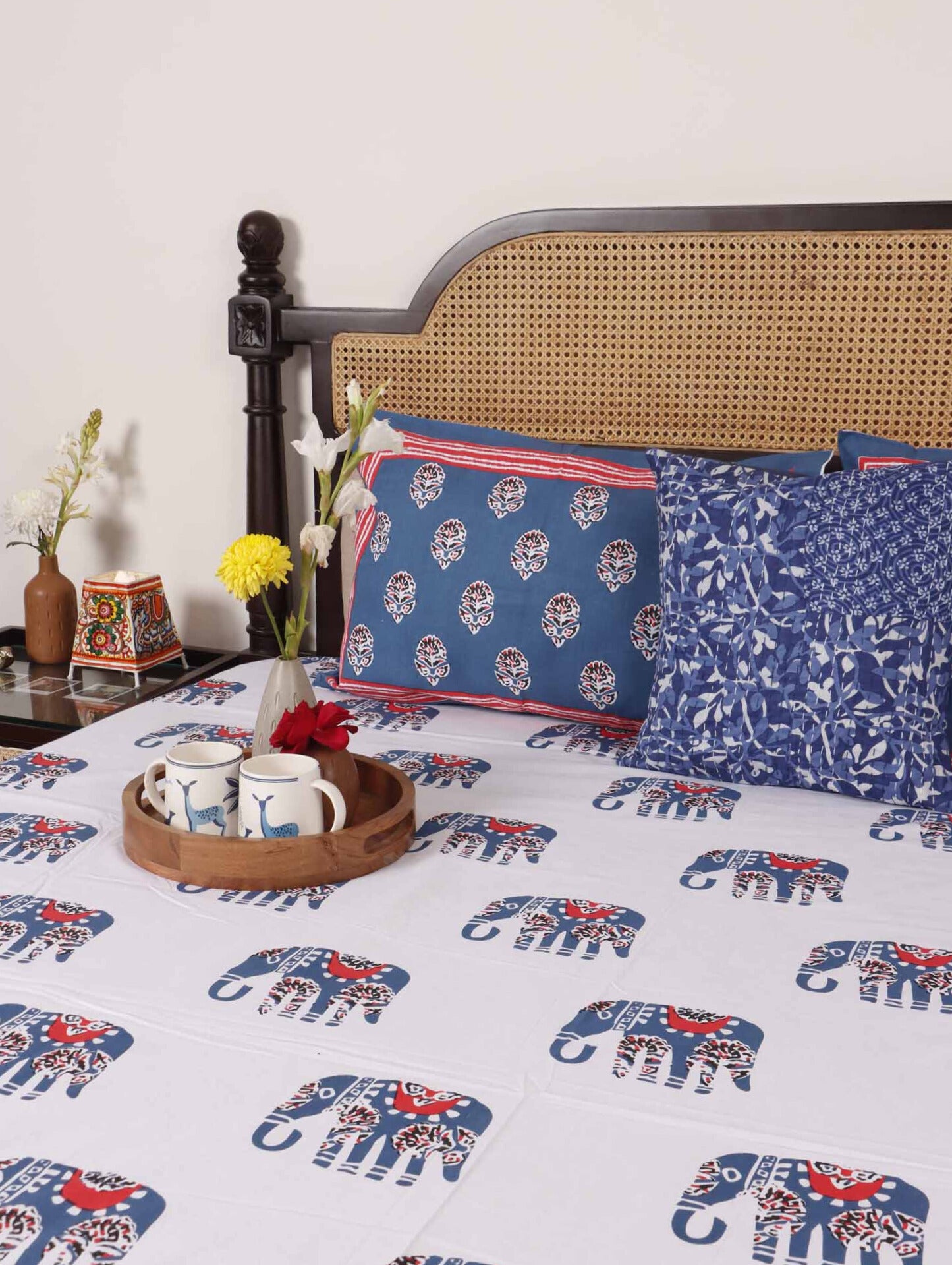 Ceylon - Flat I Fitted Bedsheet (90x108 Inches)