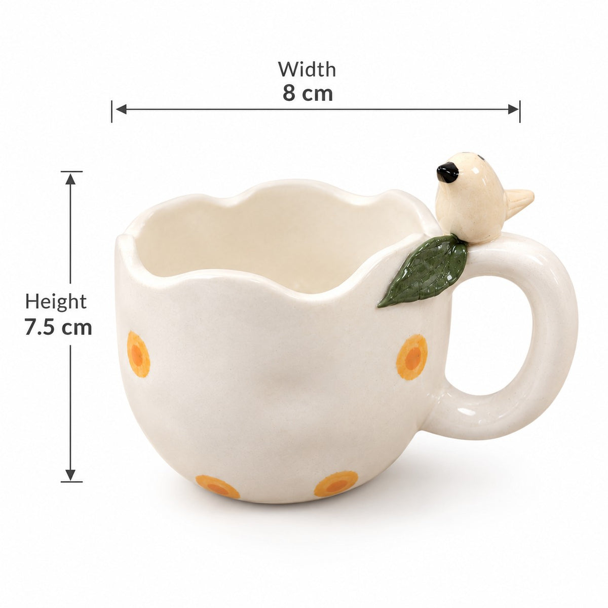 White Bird Mug