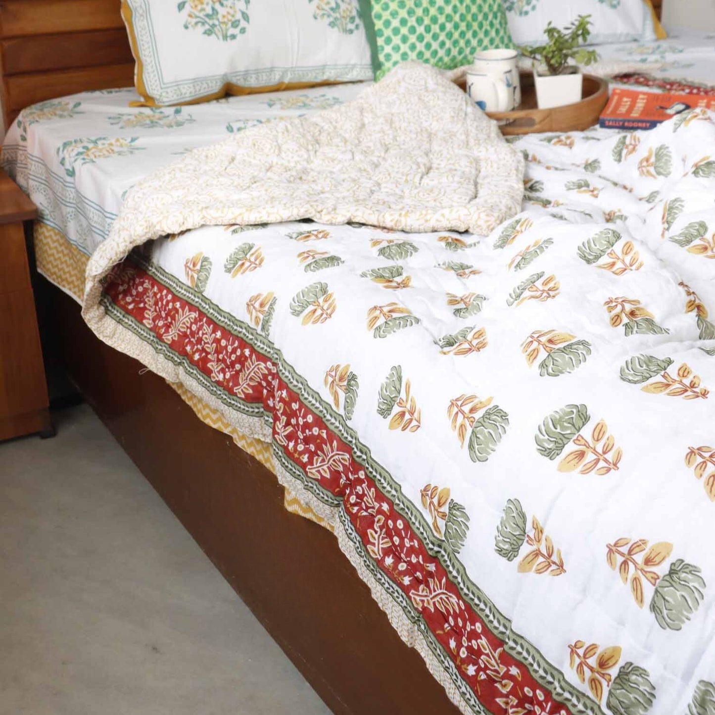 Hara Phool  - Single Bed Razai/ Comforter