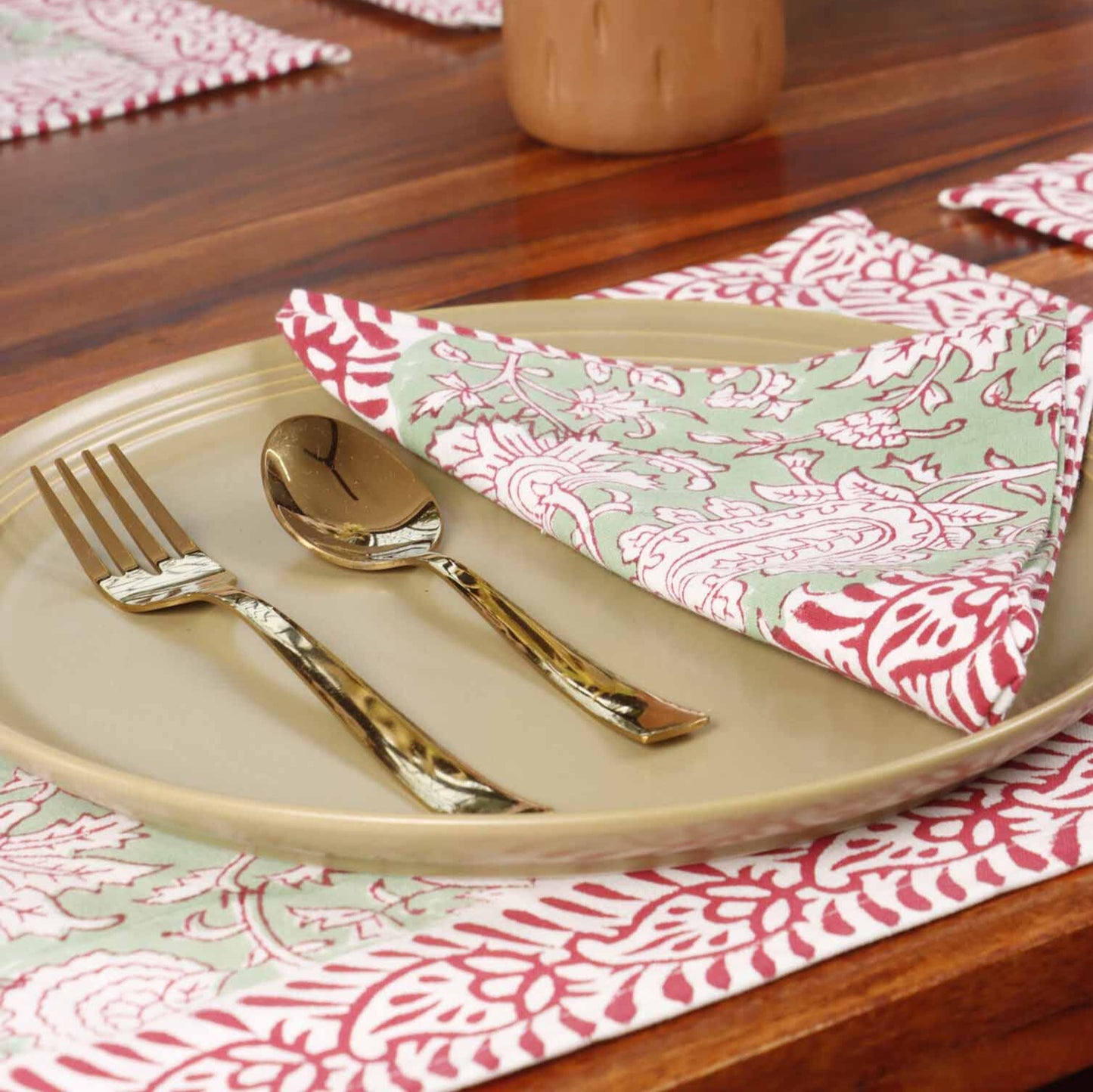 Haryali - Table Runner, Table Mats and Napkins