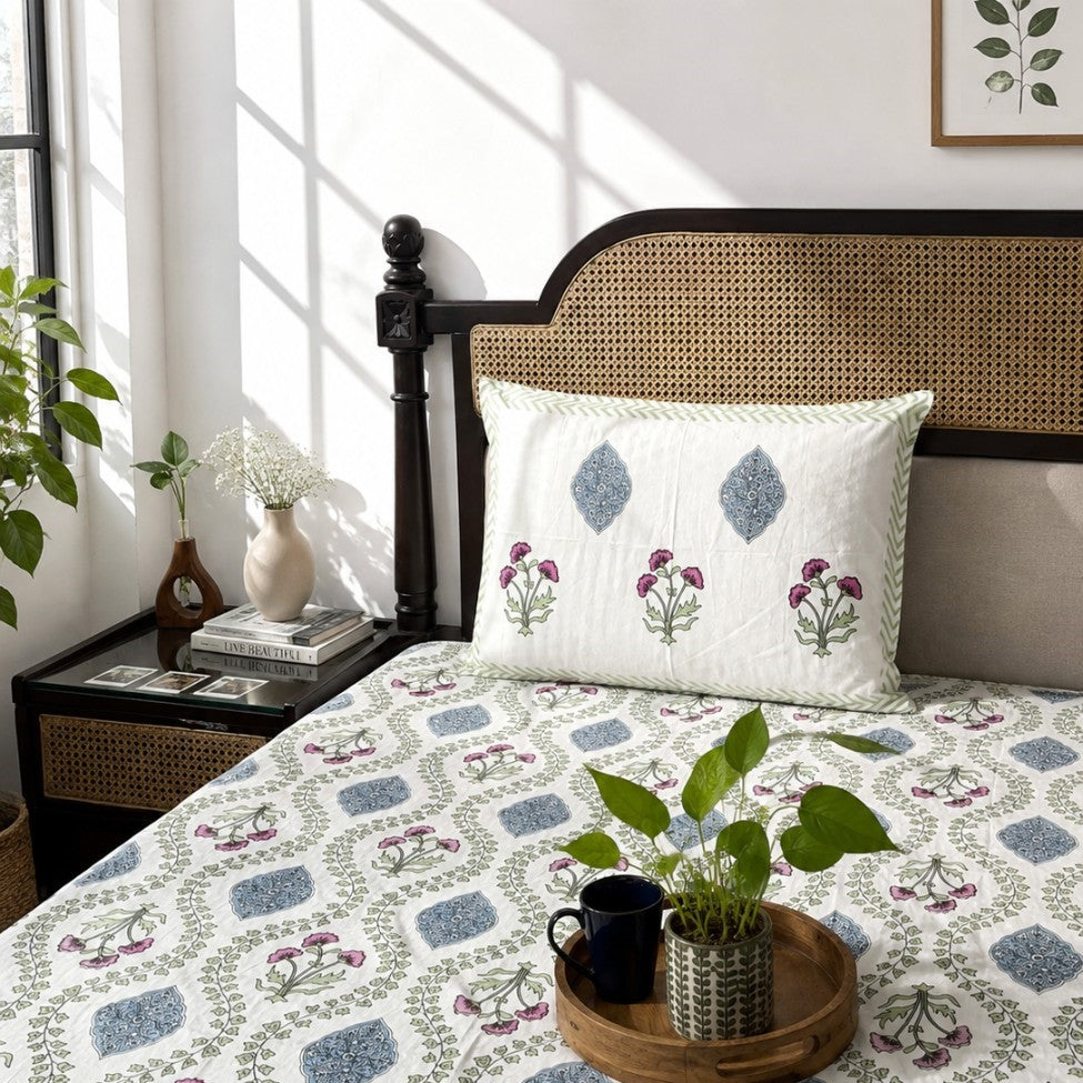 Dhun - Single Bed Bedsheet (60x90 Inches)