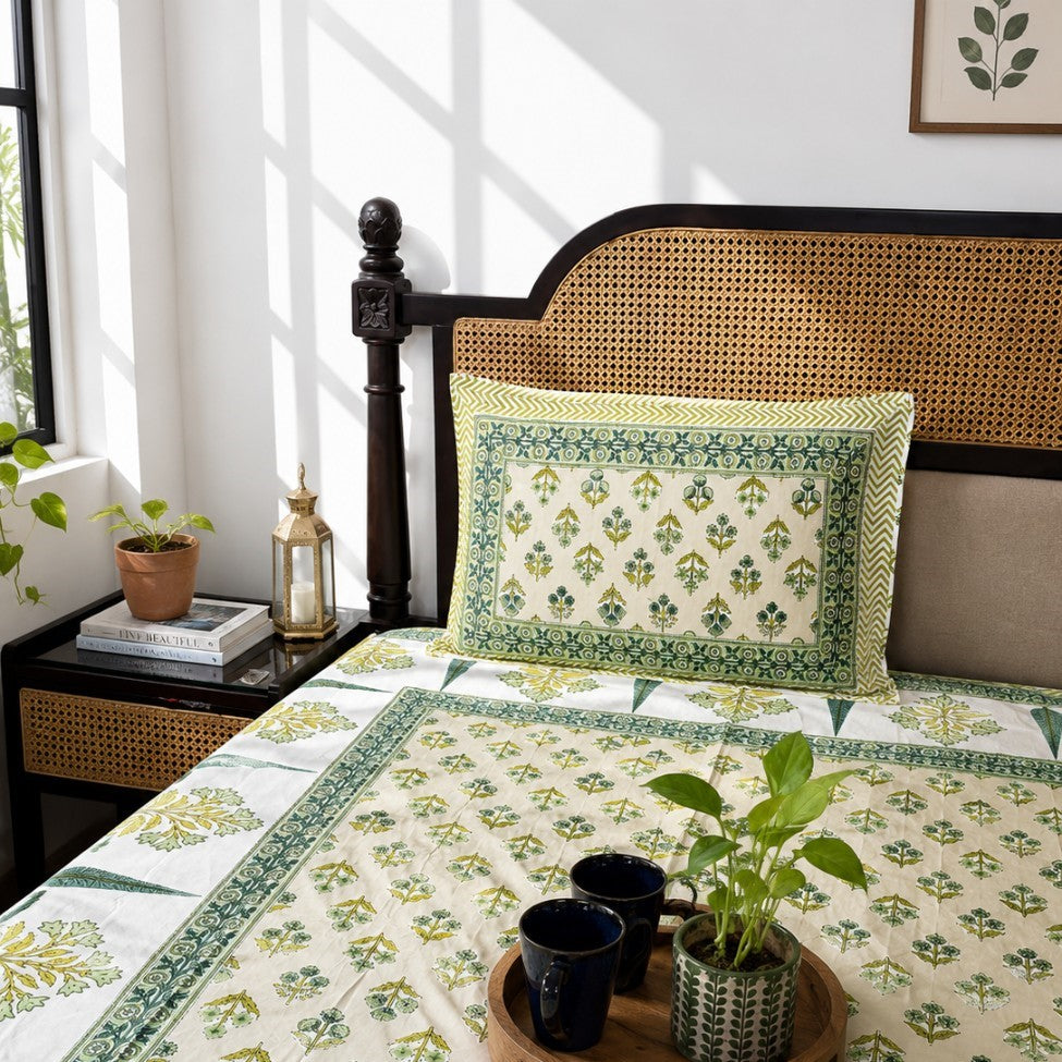 Sehej - Single Bed Bedsheet (60x90 Inches)