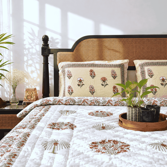 Ananta Pink- Double Bed Razai/ Comforter