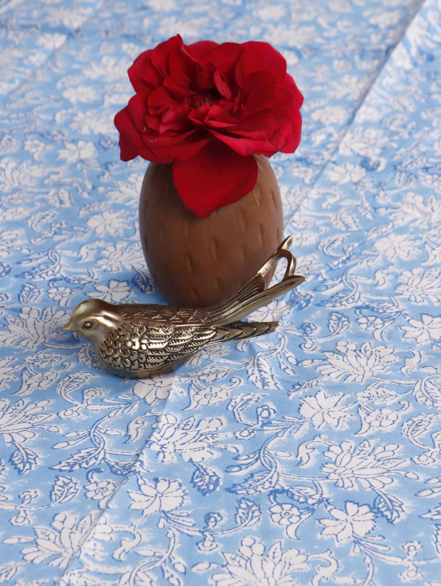 Neela Ambar - Hand Block Printed Center Table Cover