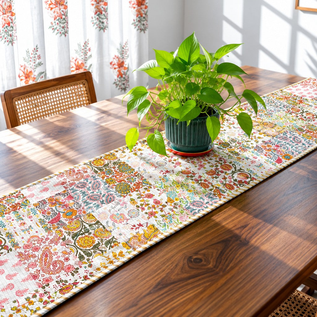 Pastel Patchwork - Quilted Table Runner