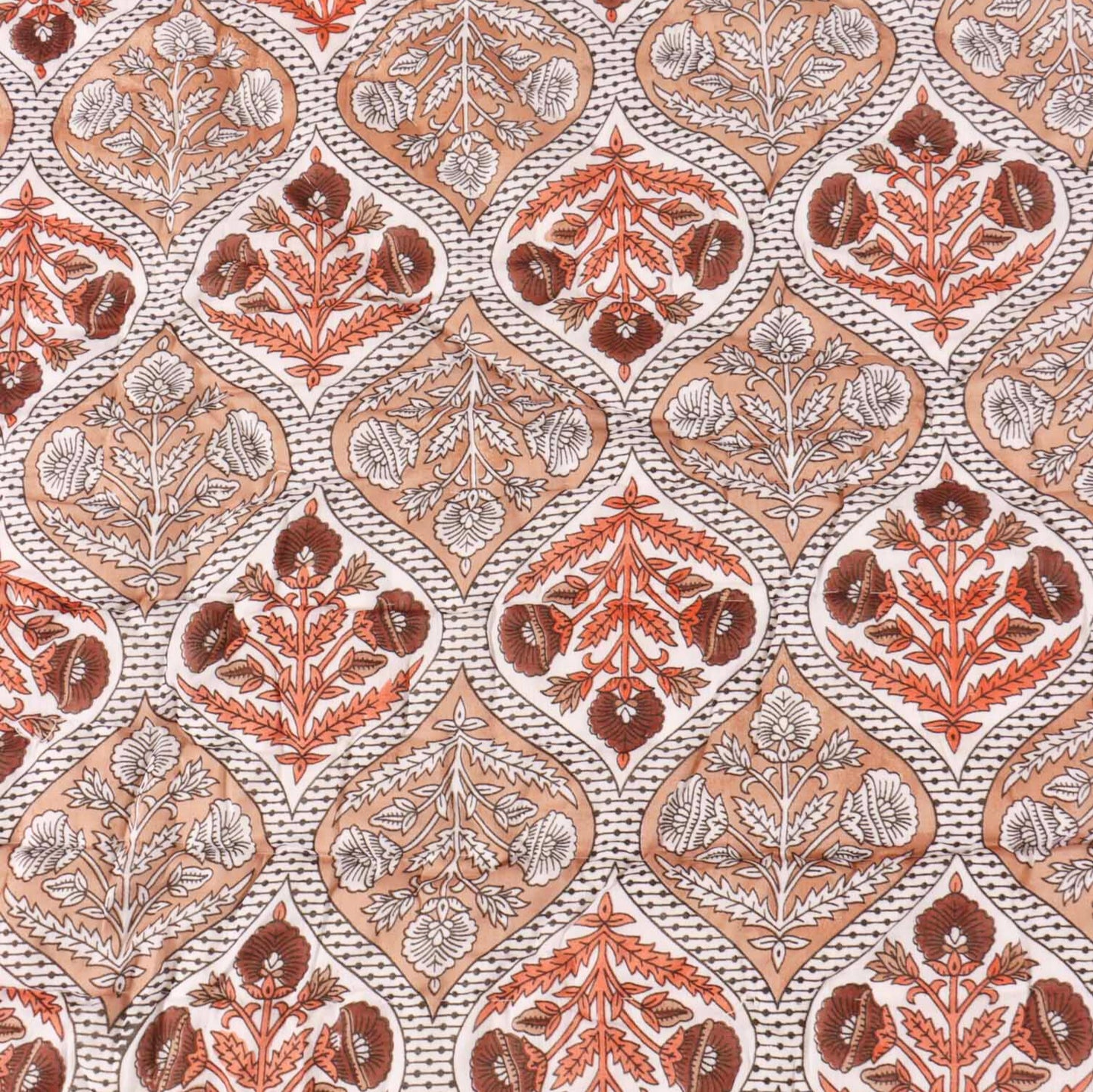 Khushi Brown - Single I Double Bed Razai I Comforter