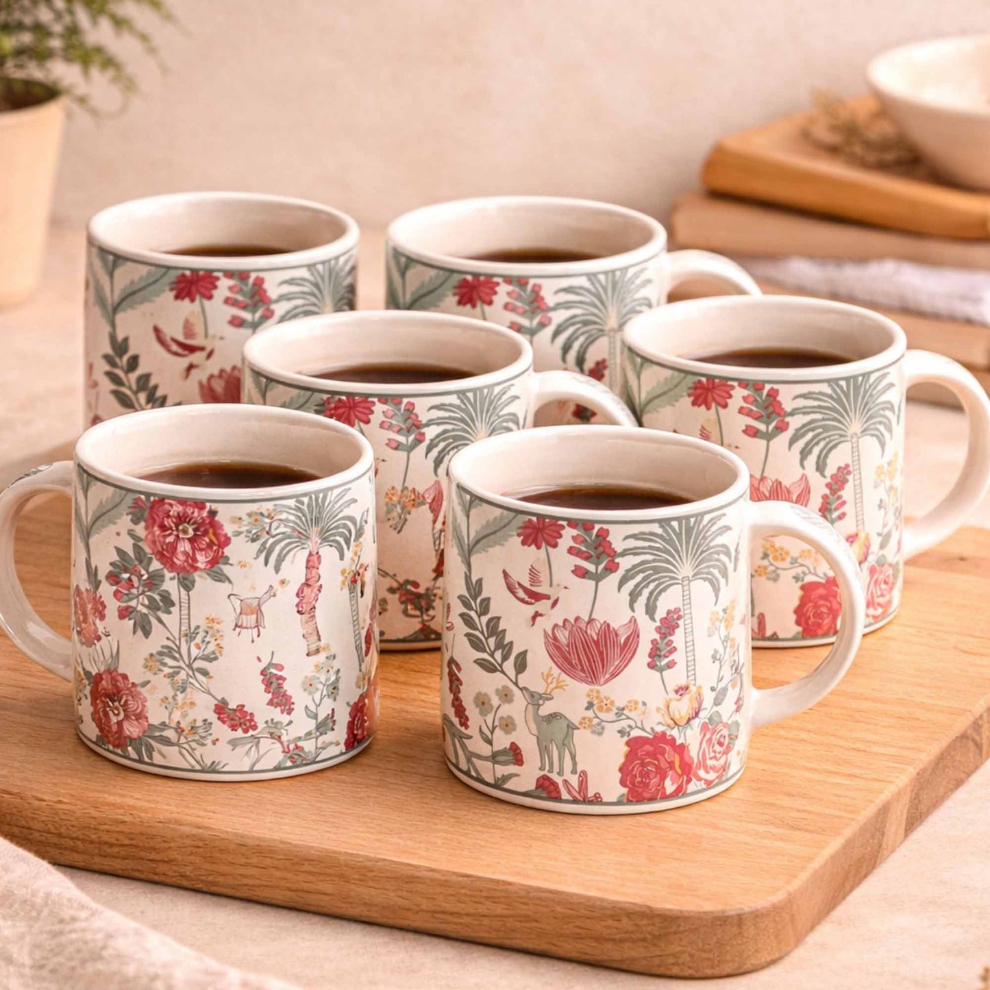 Botanical Floral Mugs
