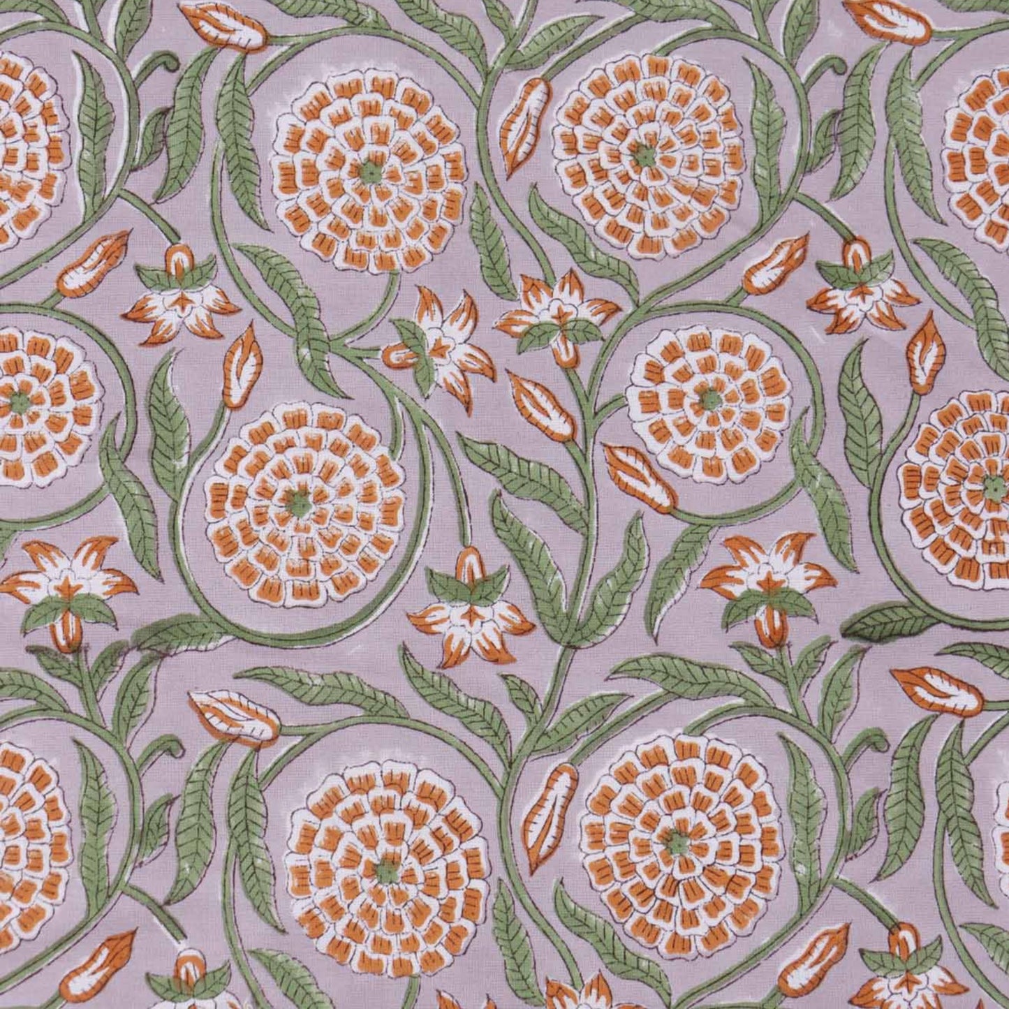 Samriddhi - Hand block Bedsheet (108x108 Inches)