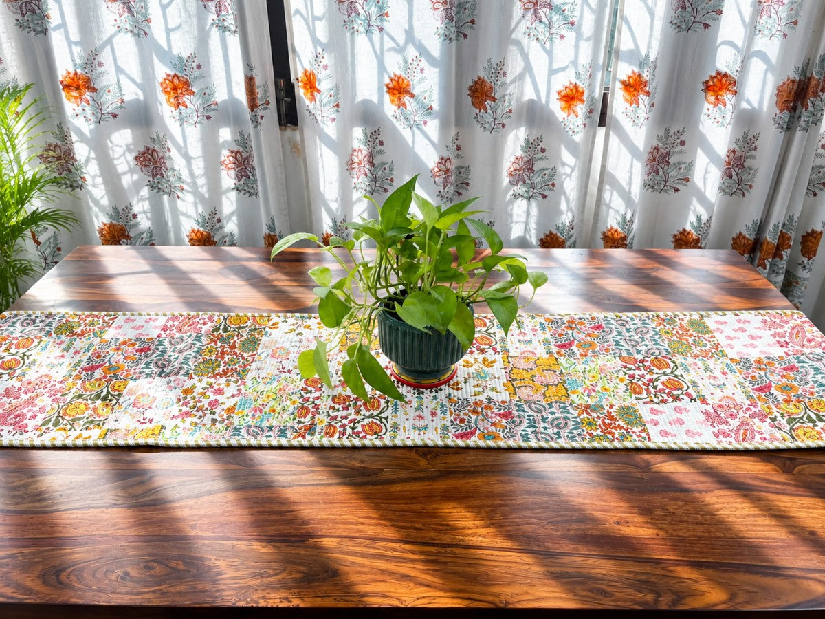 Pastel Patchwork - Quilted Table Runner