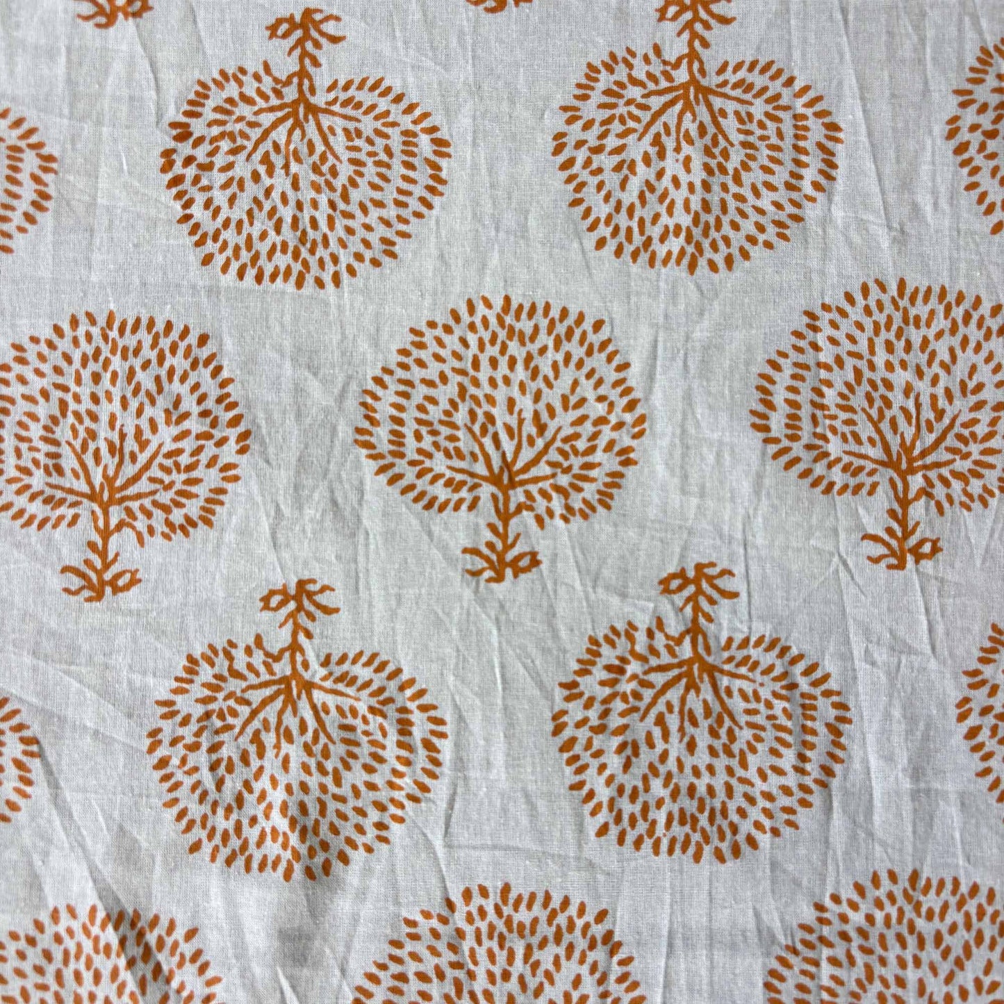 Everyday Classics - Orange - Flat I Fitted Bedsheet (90x108 Inches)