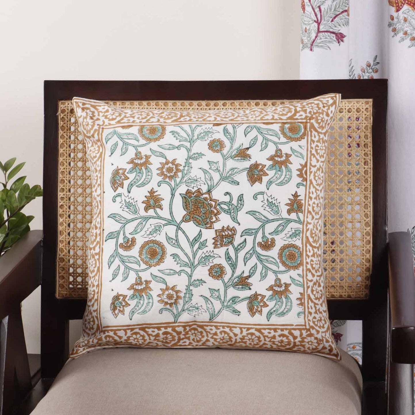 Suhani -  Hand Block Cushion Cover