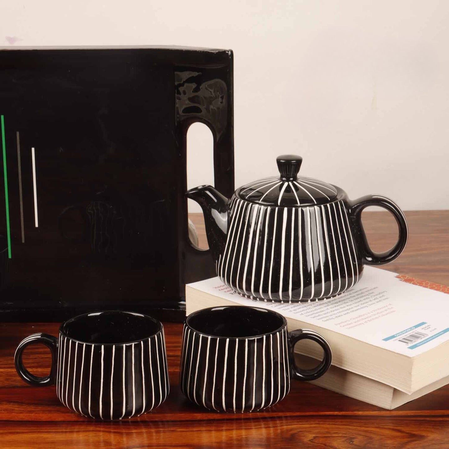 Sukoon Tea Set Black - Set of 5