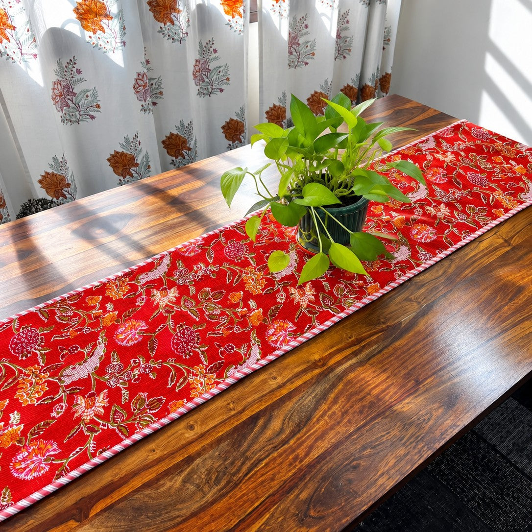 Poppy - Quilted Table Runner