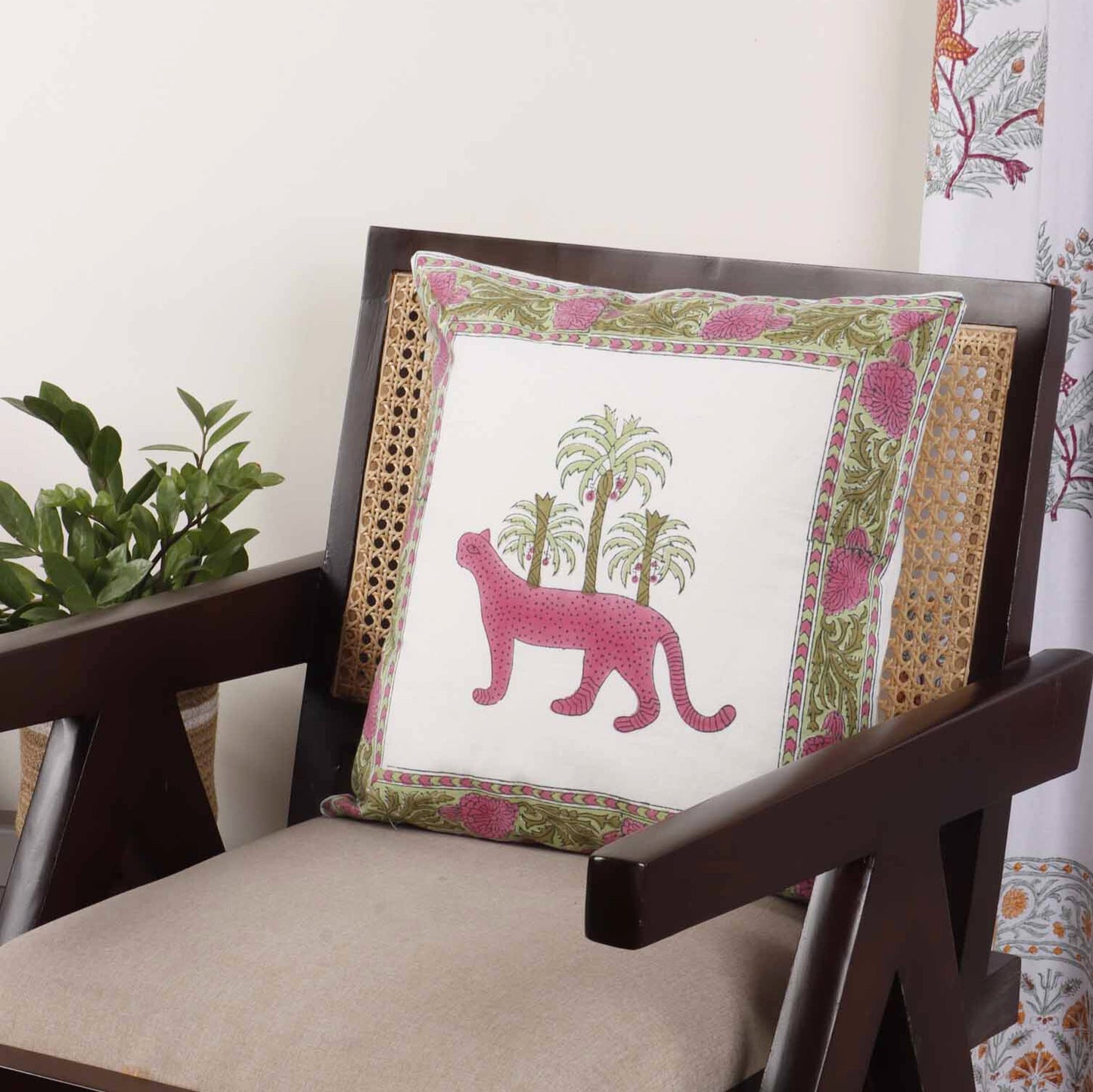 Sherni -  Hand Block Cushion Cover