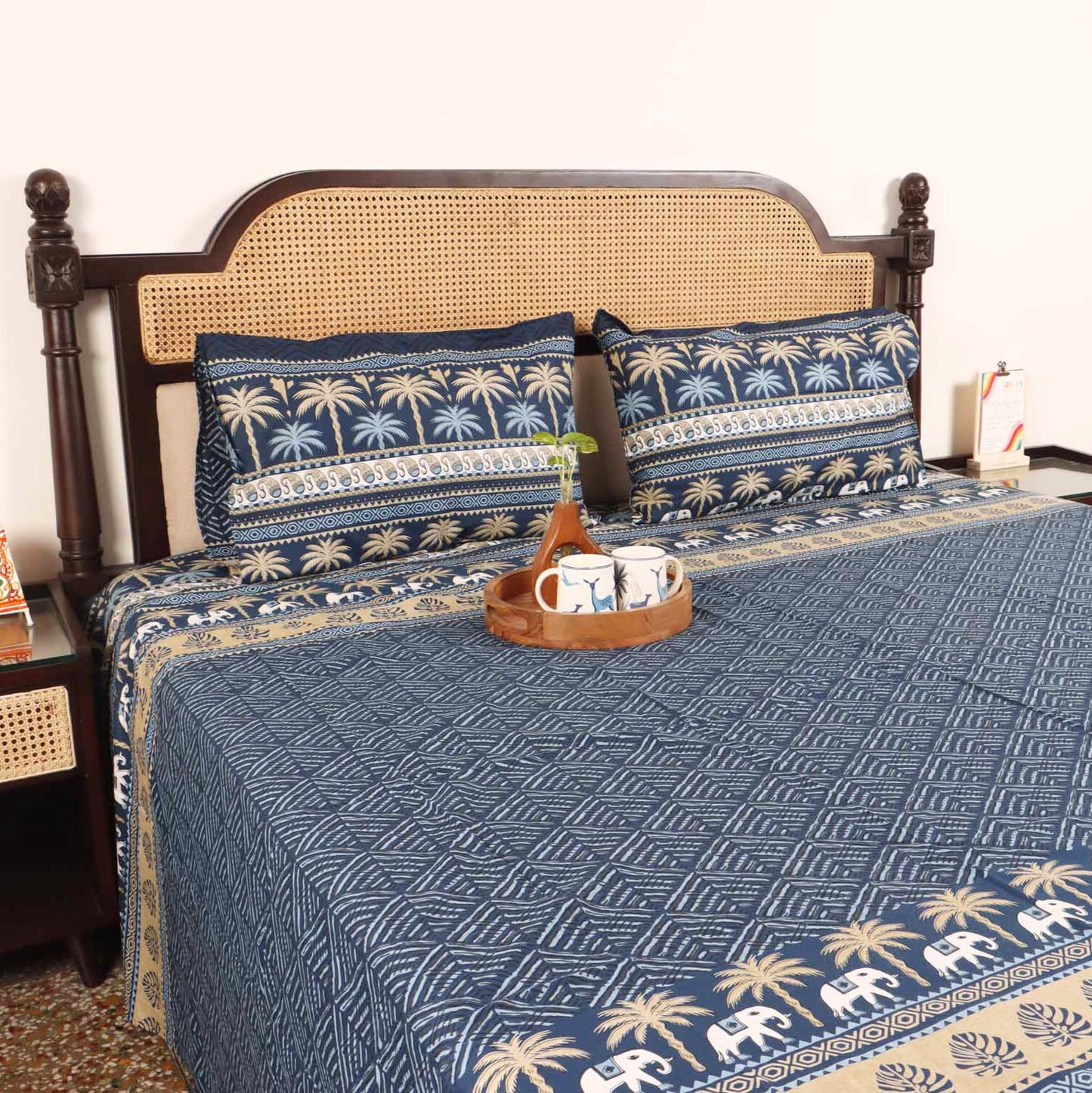 Sri Lanka - Flat I Fitted Bedsheet (108x108 Inches)