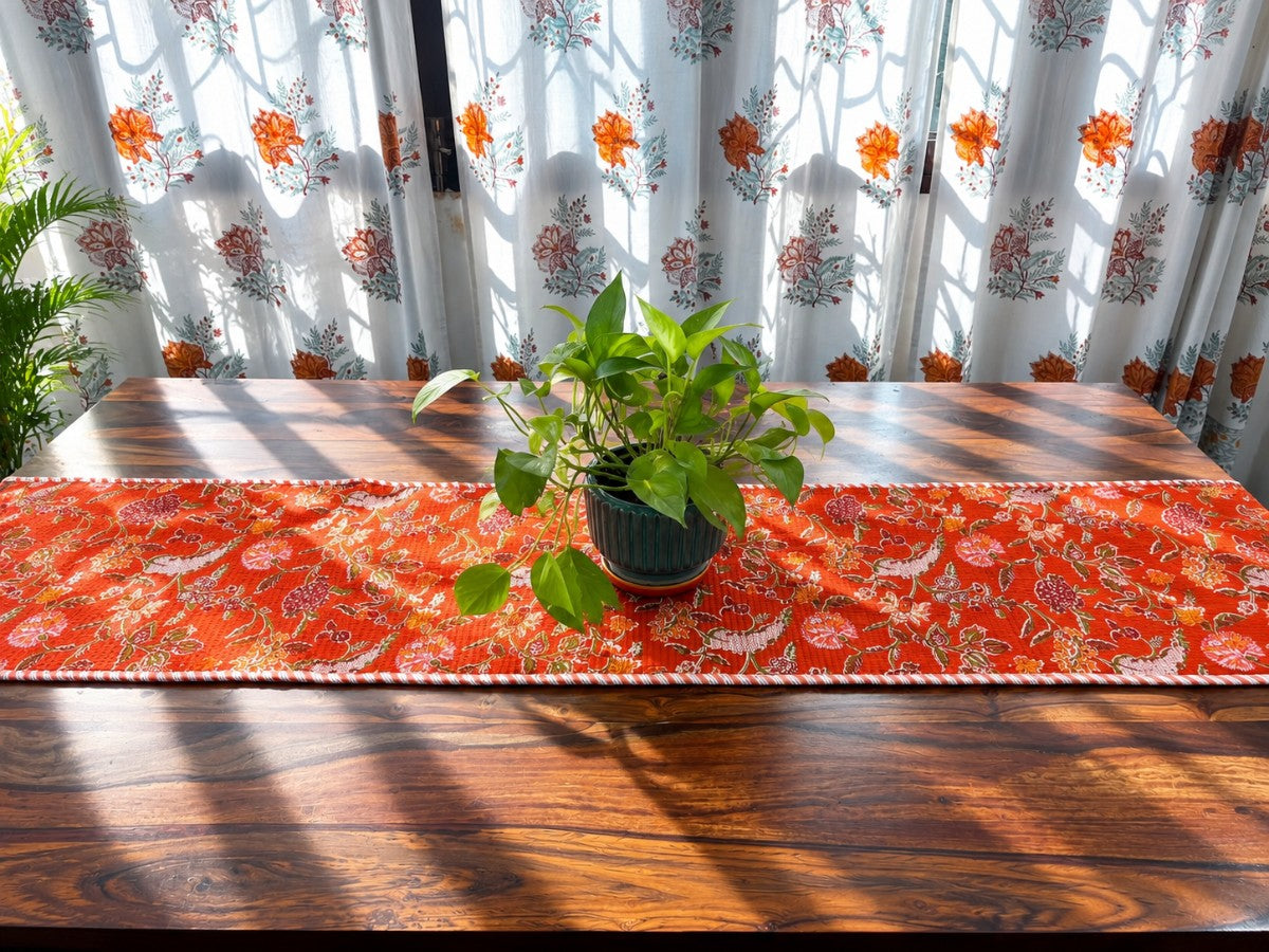 Poppy - Quilted Table Runner