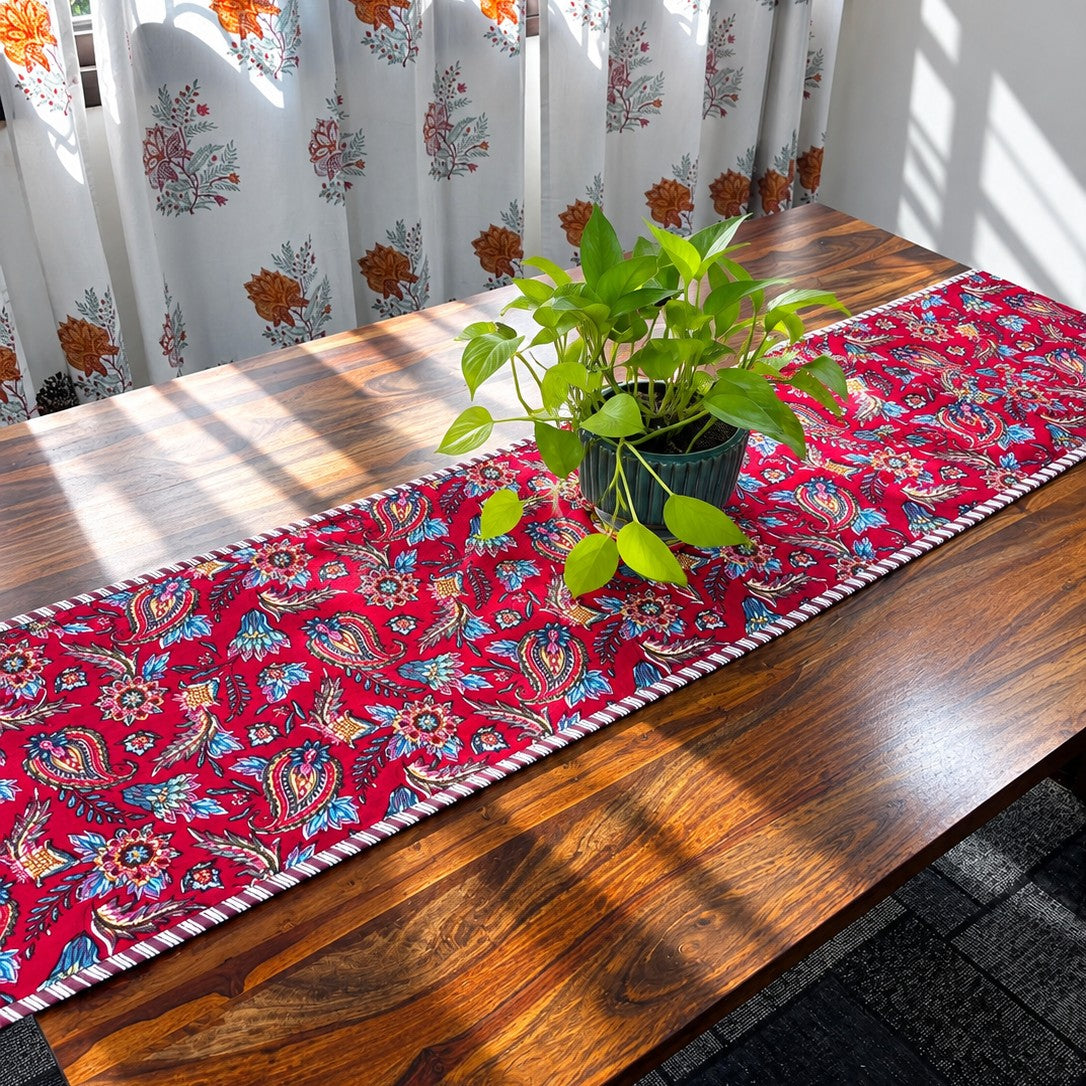 Scarlet - Quilted Table Runner