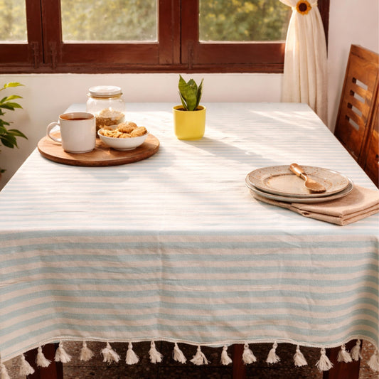 Lines - Table Cover - Blue