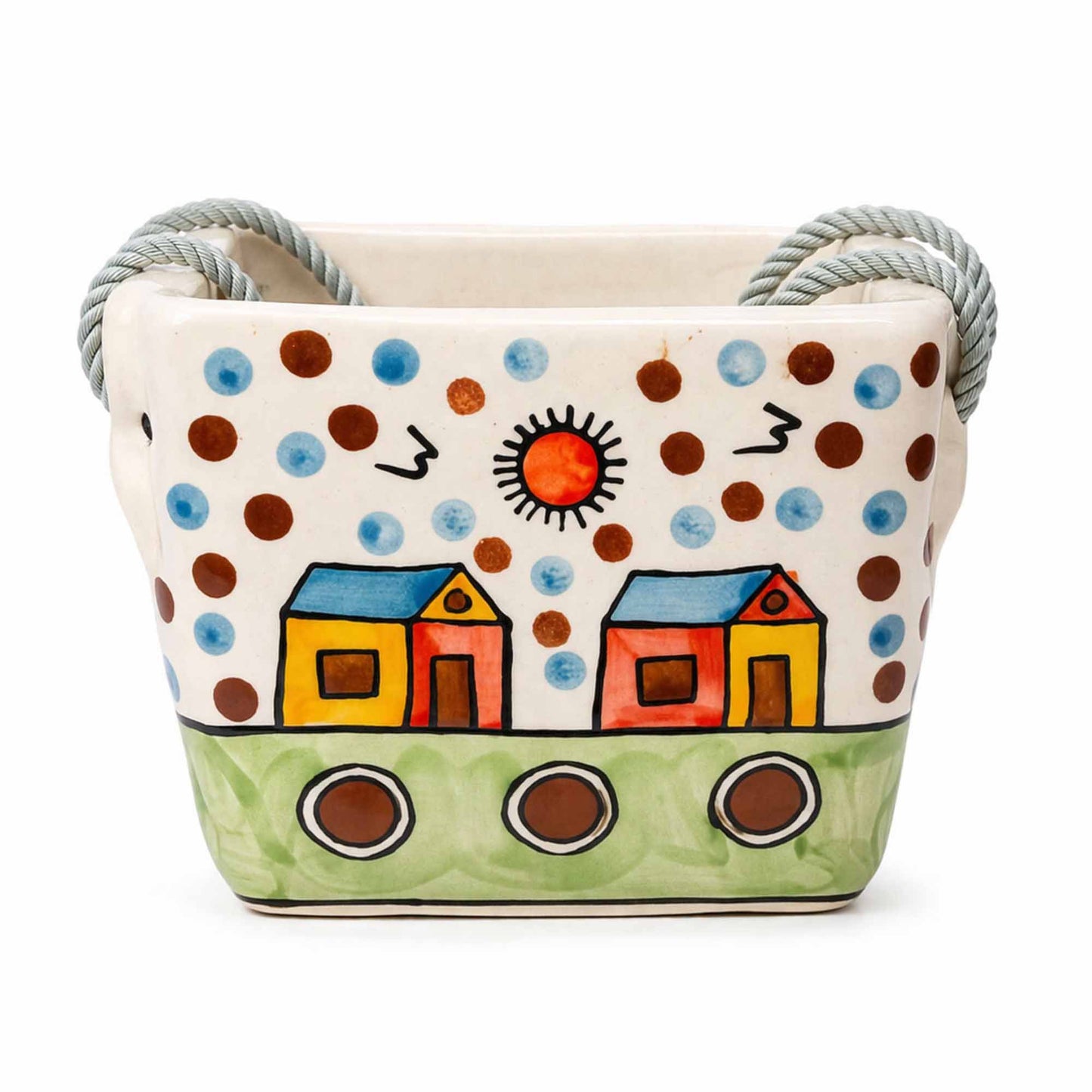 Hanging Planter - Houses