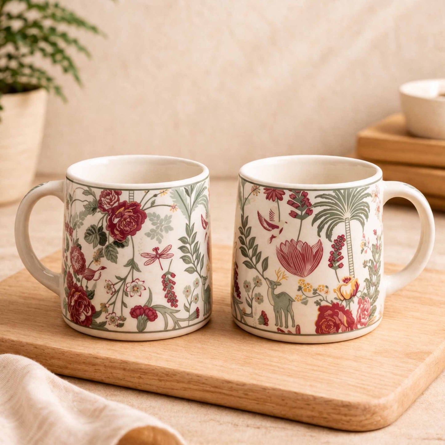 Botanical Floral Mugs
