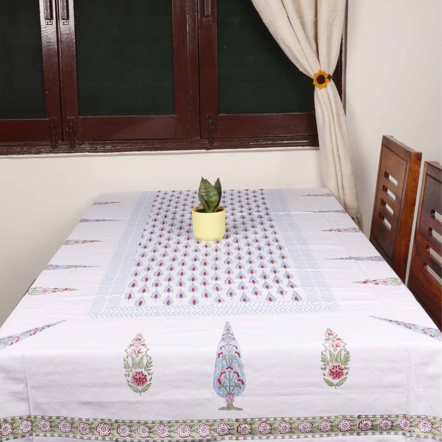 Chinaar - Hand Block Six & Eight Seater Dining Table Cover