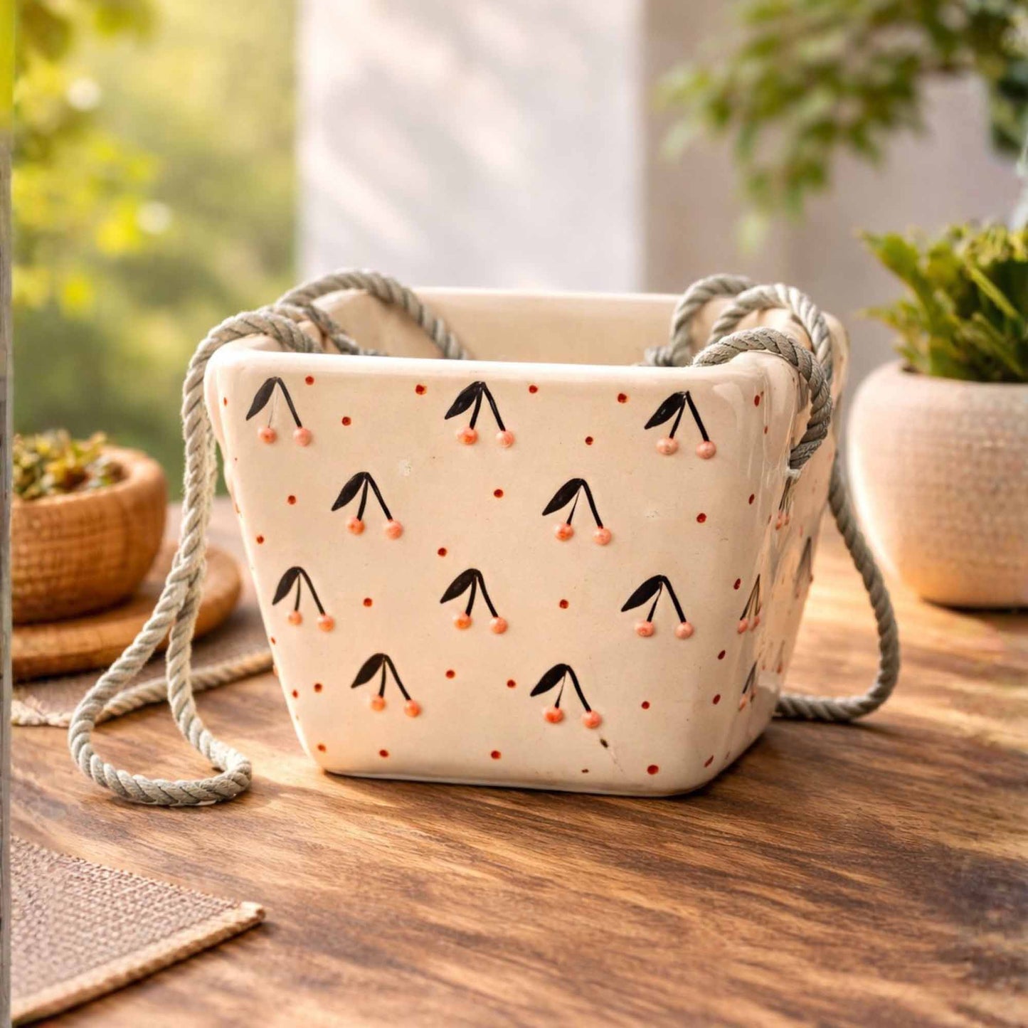 Hanging Planter - Cherry