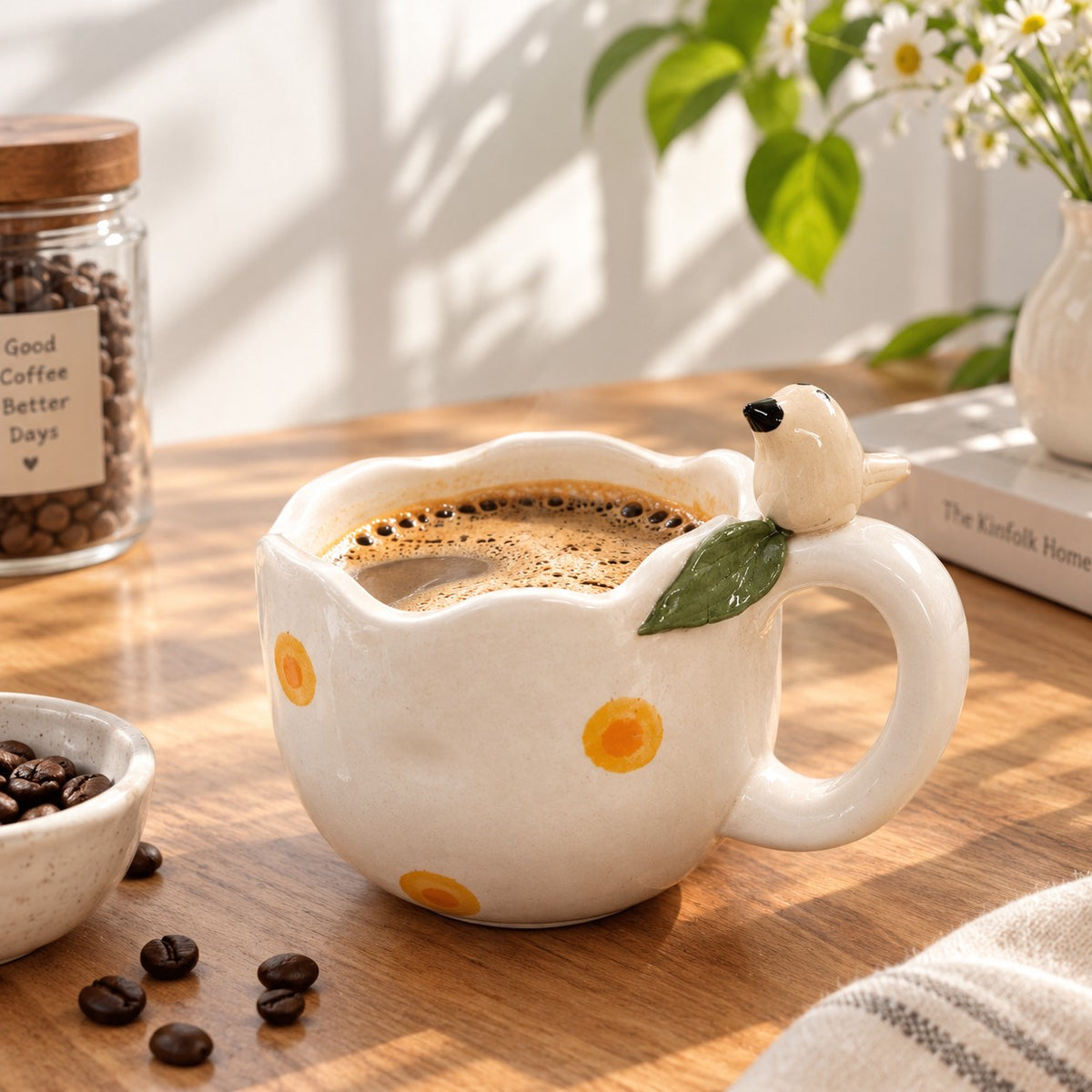 White Bird Mug