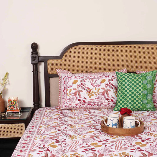 Kainaat Pink - Flat I Fitted Bedsheet (90x108 Inches)