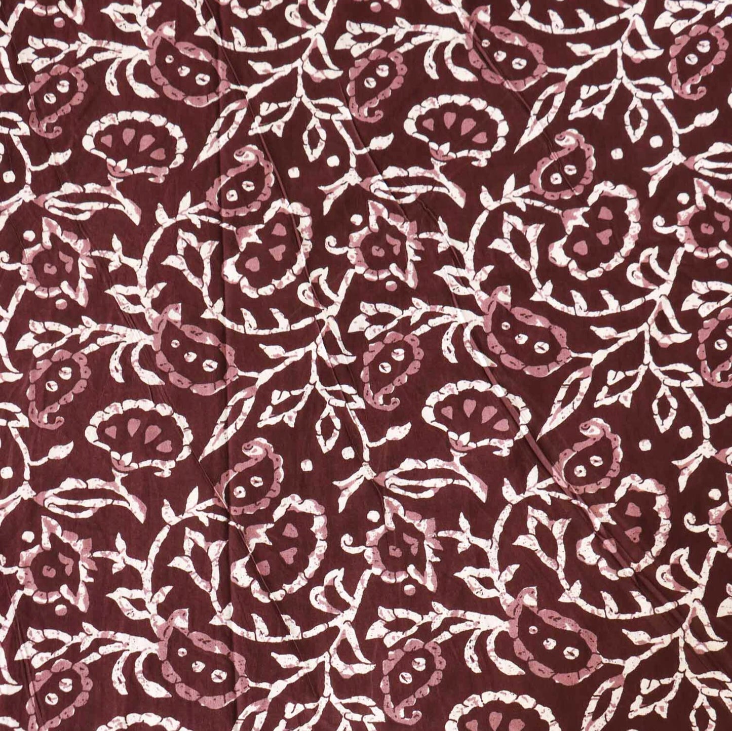 Dabu Purple – Flat I Fitted Bedsheet (90x108 Inches)