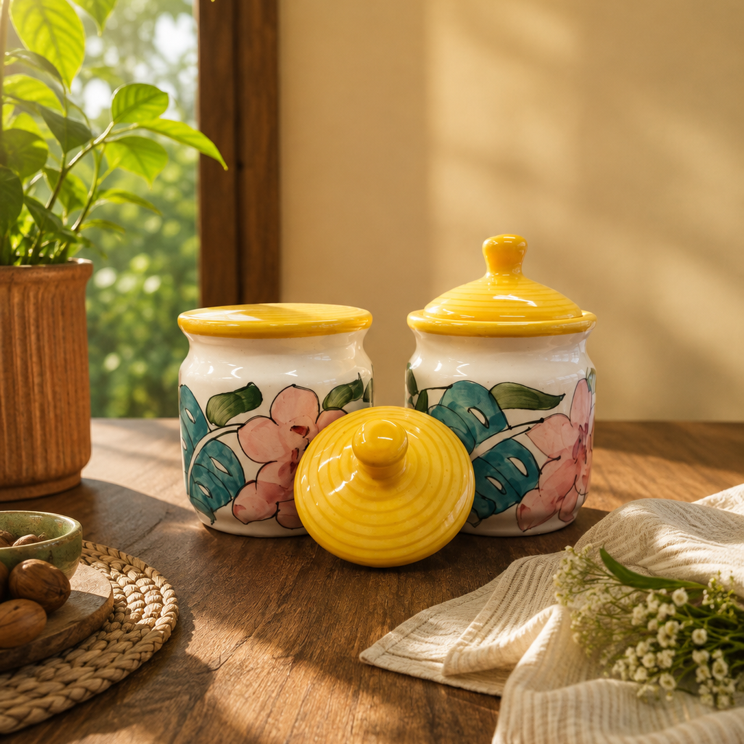 Spring Shades II Jars - Set of 2
