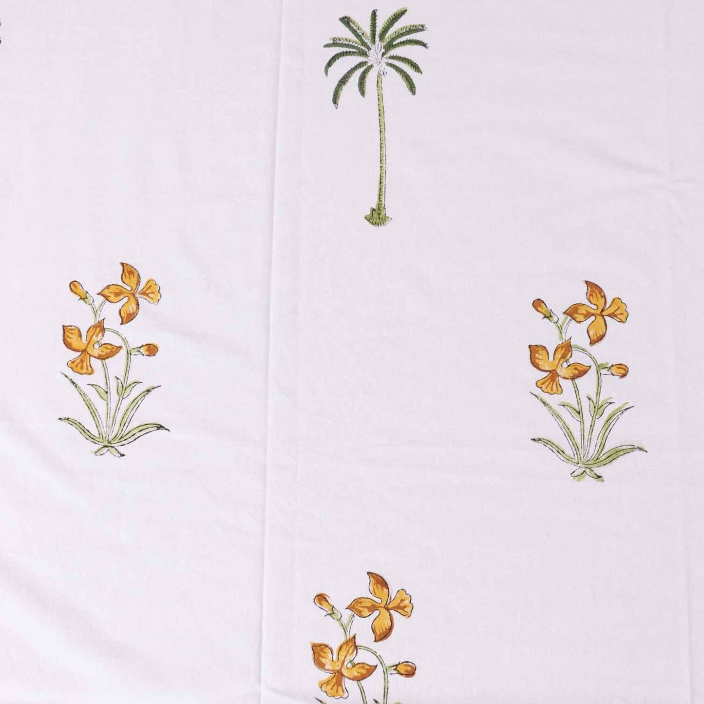 Miraya - Hand block Bedsheet (108x108 Inches)
