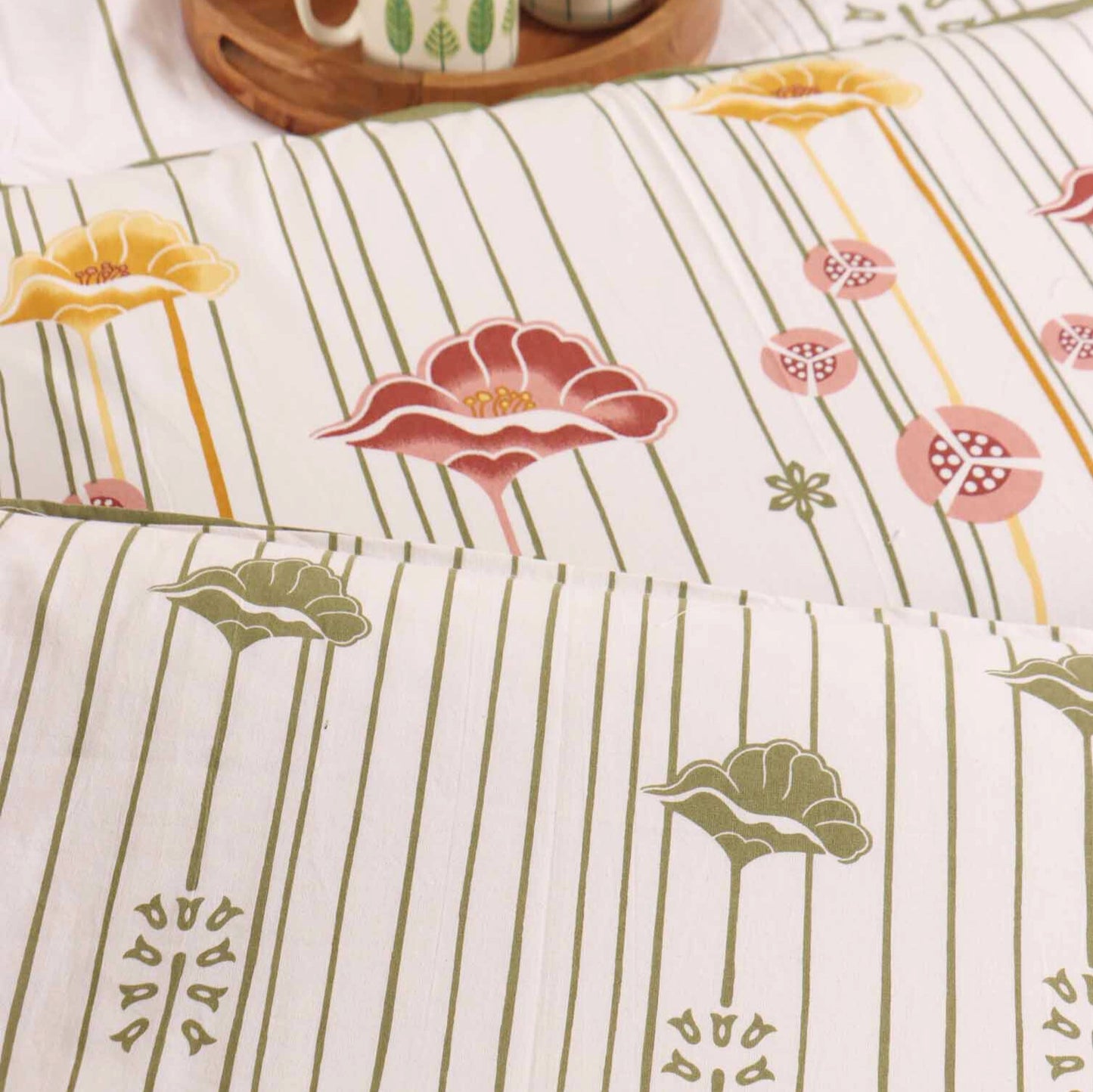 Floral Lines - (120x120 Inches)