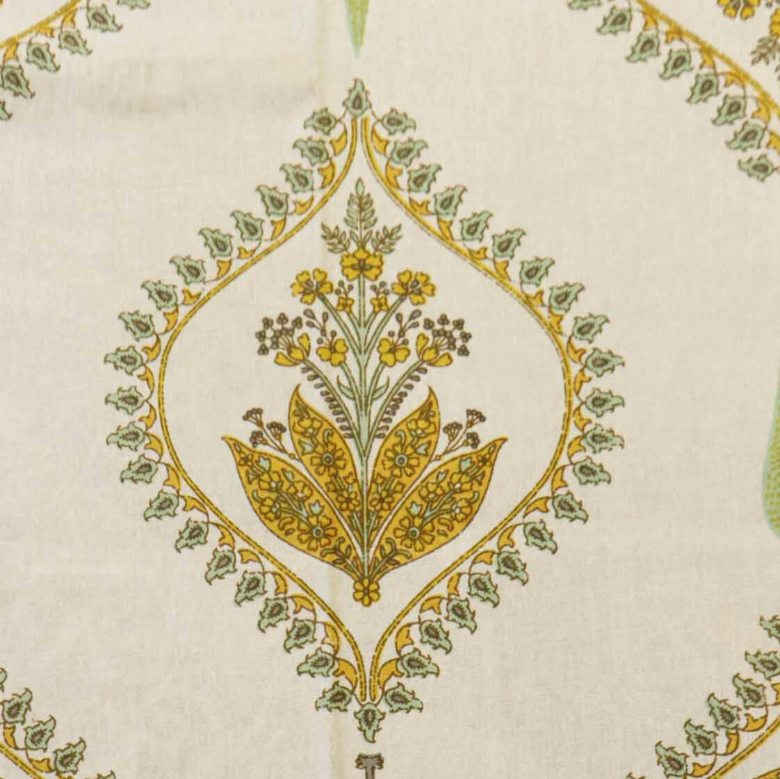 Ujala Yellow – Flat I Fitted Bedsheet (100x108 Inches)