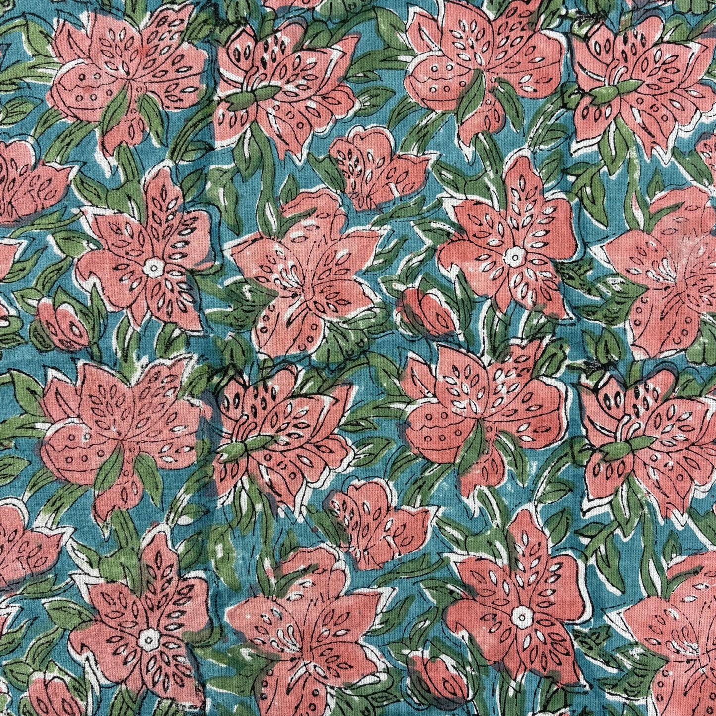 Prakriti - Handblock Bedsheet (90 x 108 inches)